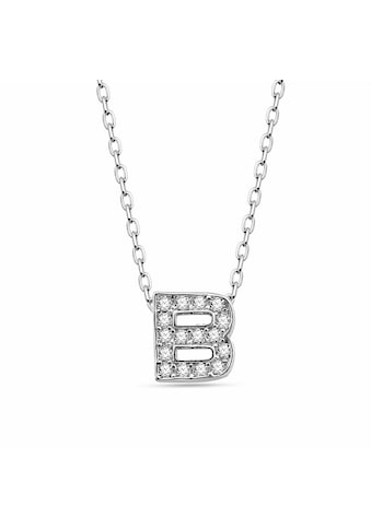 Kette mit Anhänger »Buchstabe B 925/- Sterling Silber«