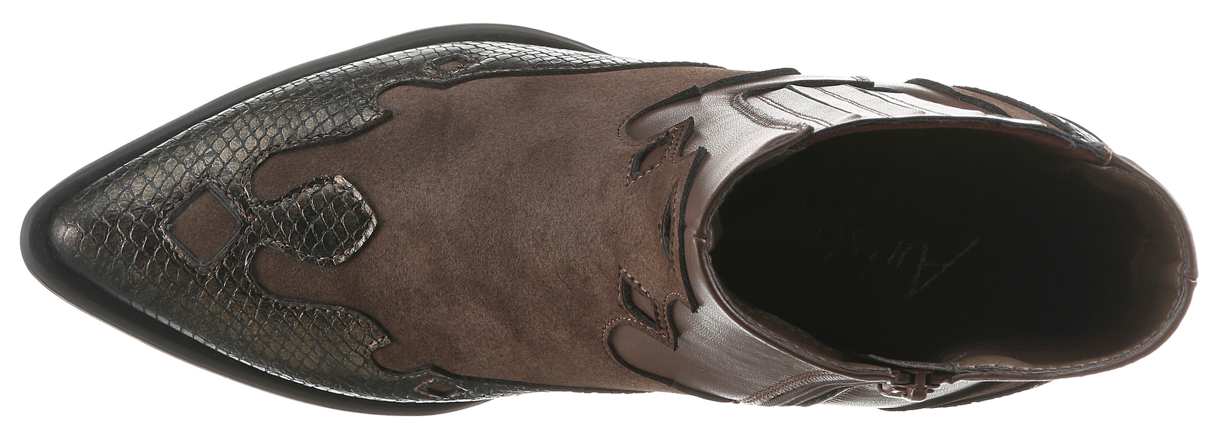 Aniston SHOES Westernstiefelette  Cowboystiefelette mit Stretch - NEUE KOLLEKTION