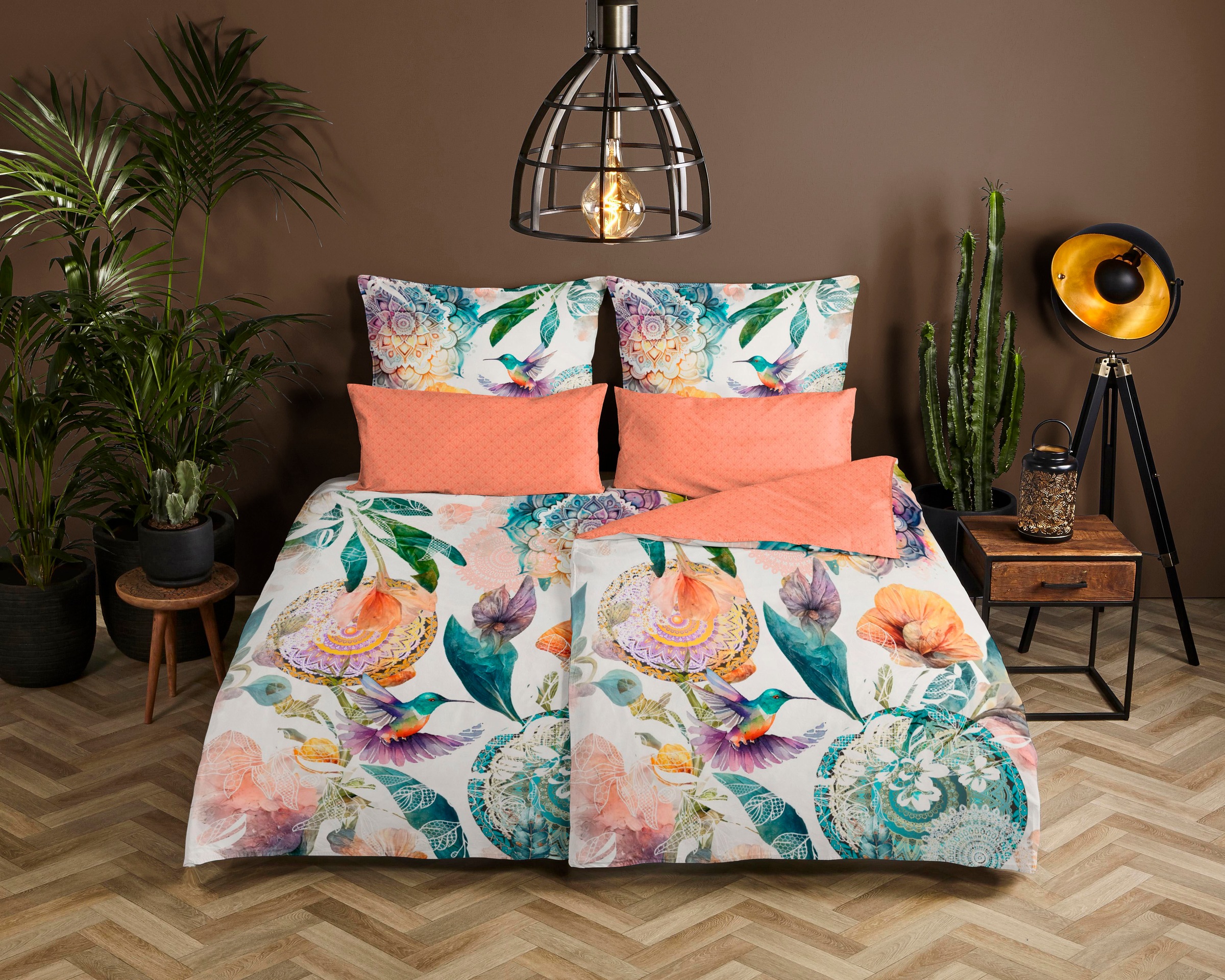 hip Wendebettwäsche »BERNICE« 3 Stk. tlg. Mako-Satin, 135x200, Reißverschlu günstig online kaufen