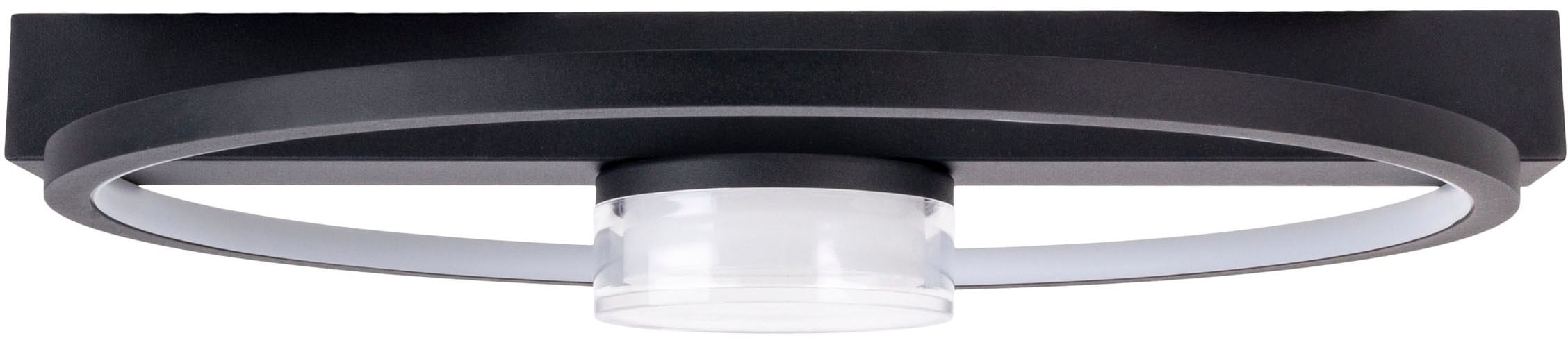 näve LED Deckenleuchte »Cimo«, 1 flammig, Leuchtmittel LED-Modul | LED wechselbar, stufenweise dimmbar per Wandschalter, Lichtfarbe warmweiß, schwarz