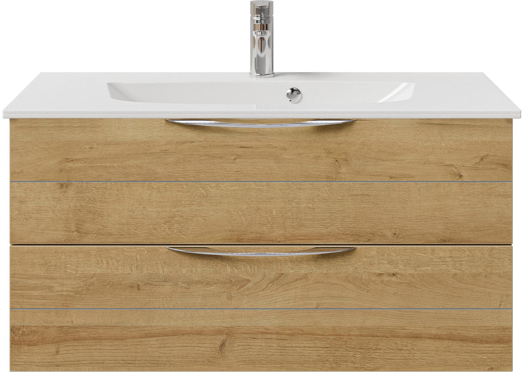 Saphir Waschtisch »Serie 6025 Mineralmarmor-Waschtisch mit Unterschrank, 97 günstig online kaufen