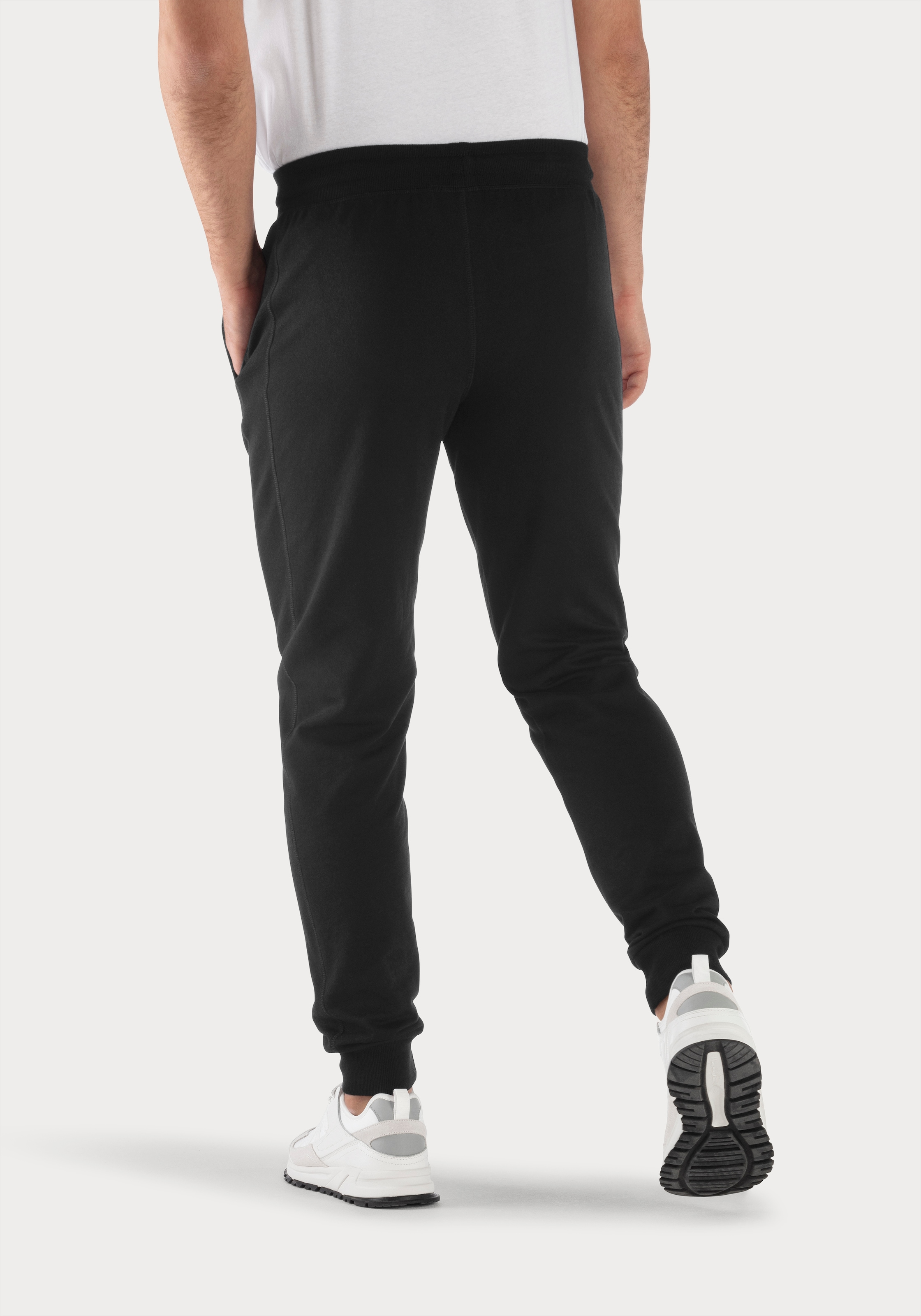 s.Oliver Sweathose, Jogginghose mit seitlichen Rippeneinsatz