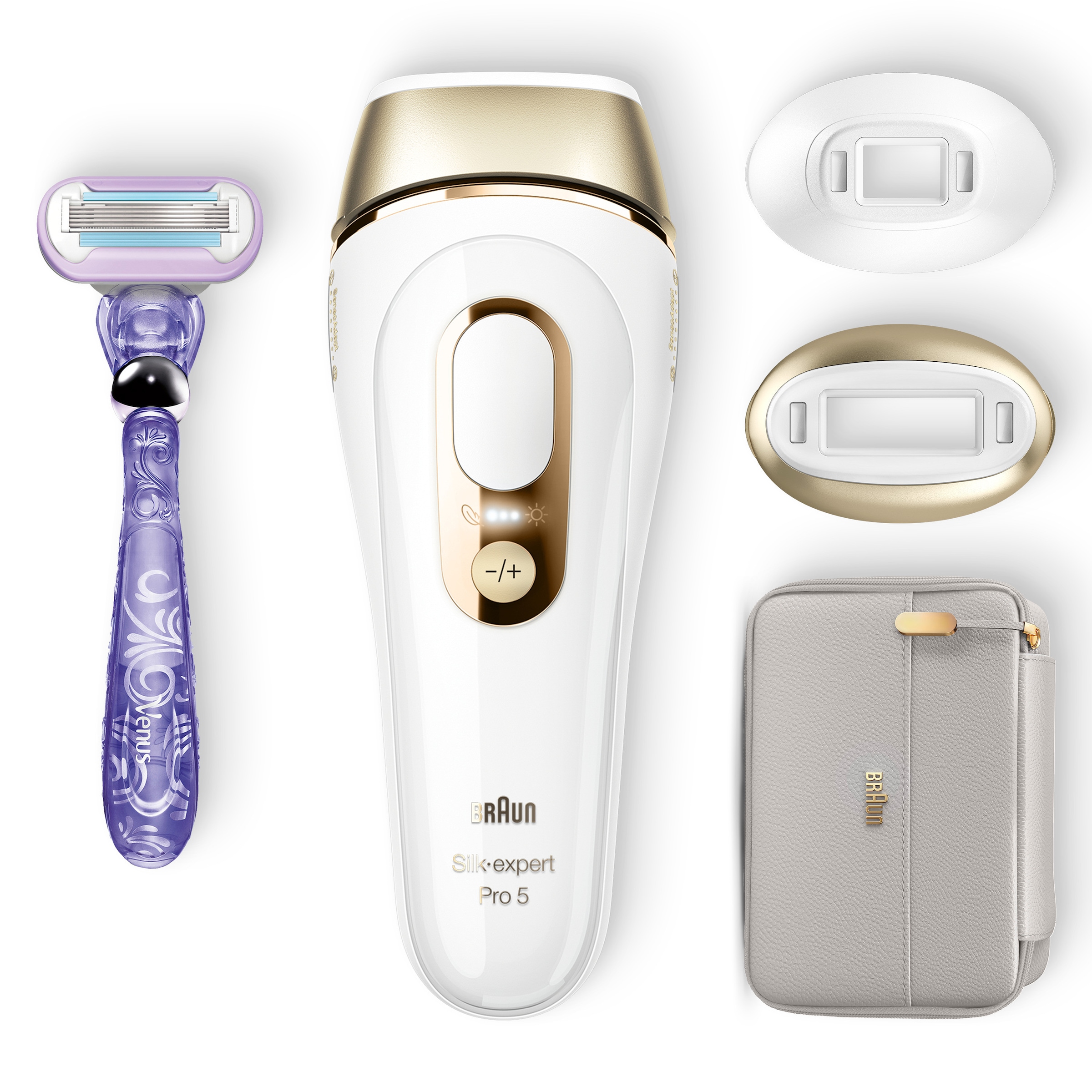 Braun IPL-Haarentferner »Silk-Expert Pro 5 PL5157 IPL« 400.000 Lichtimpulse Skin Pro 2.0 Sensor