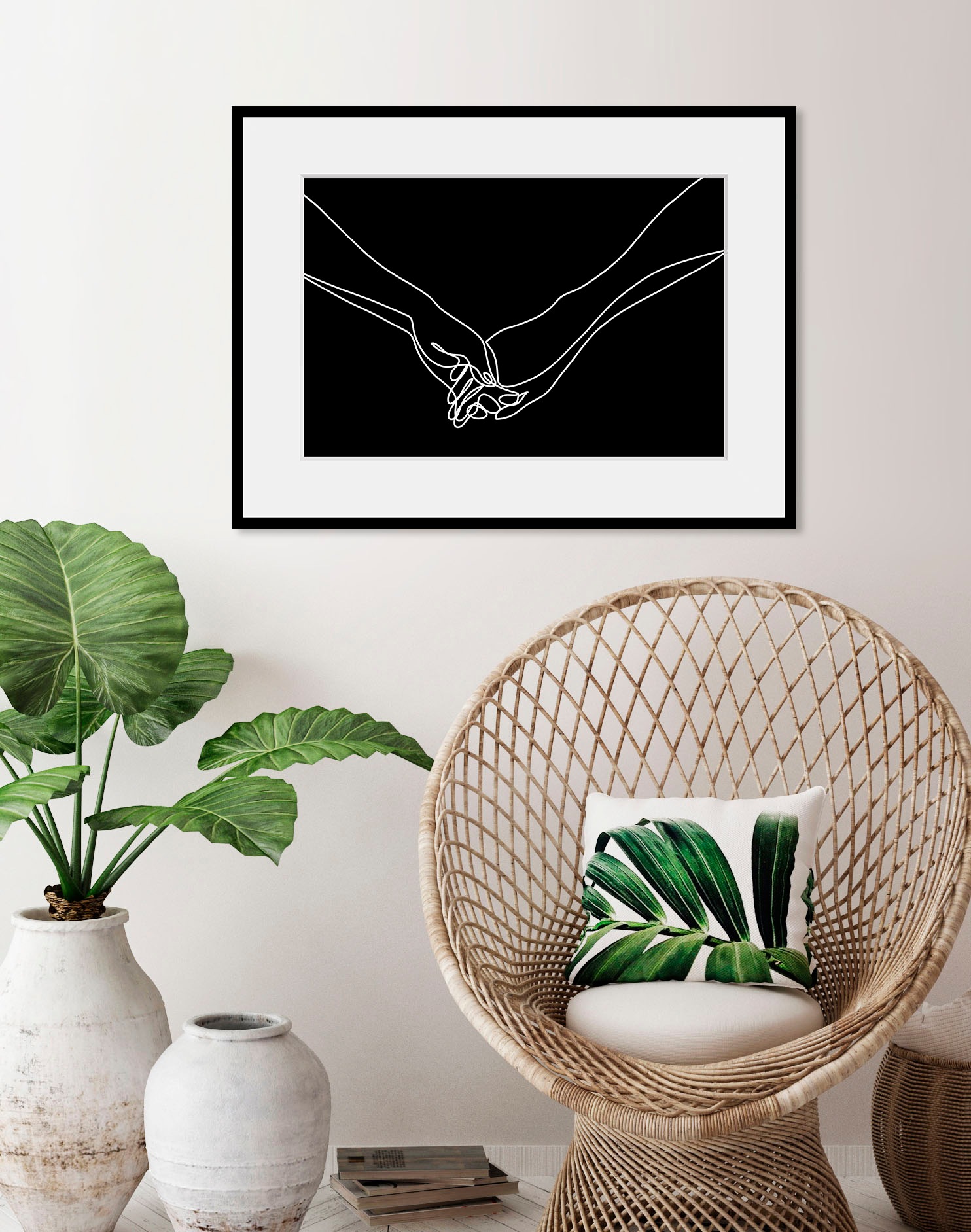 queence Bild »I wanna hold your hand« Bilder von Liebespaaren   Frau   Kuns günstig online kaufen
