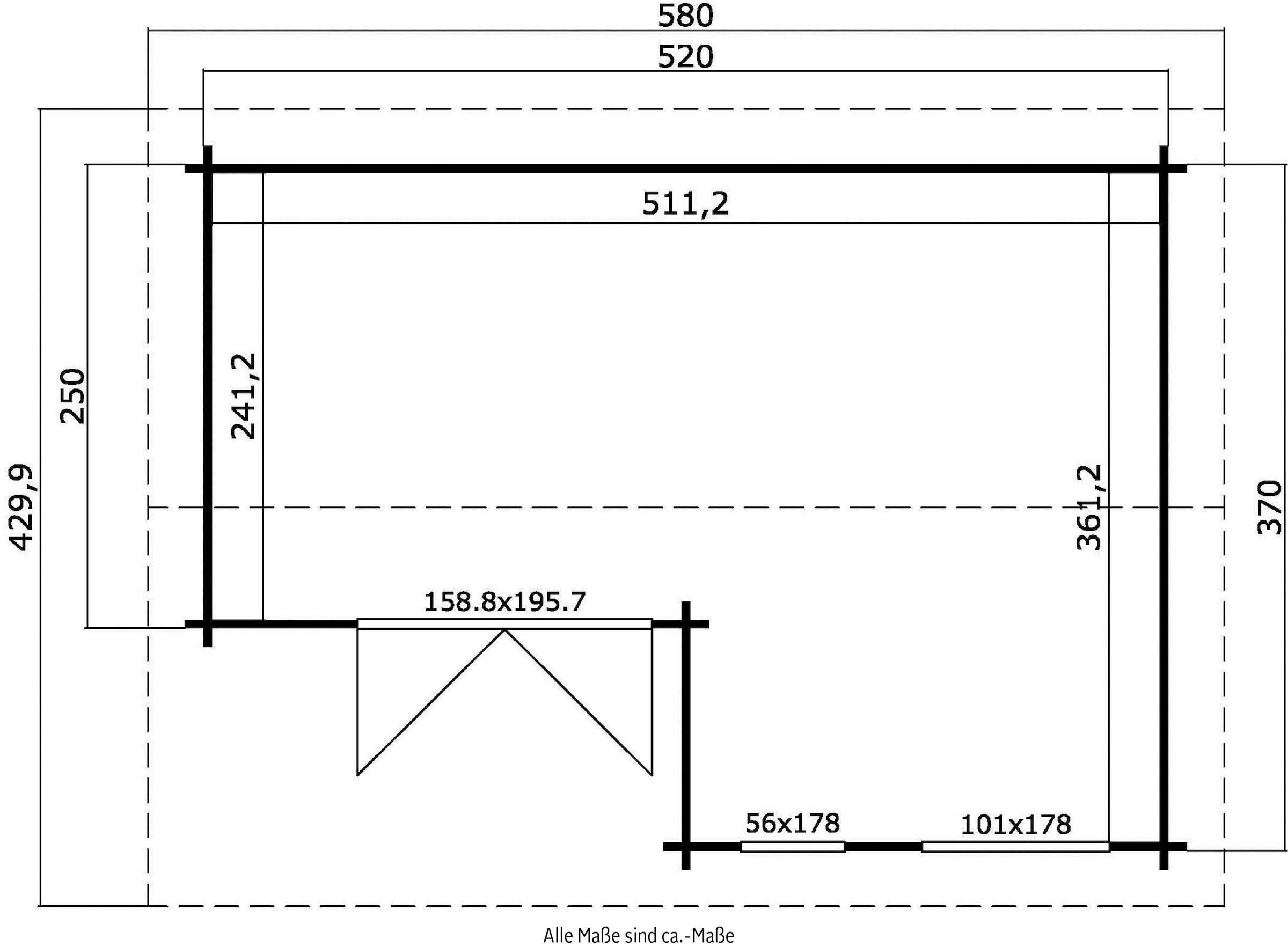 LASITA MAJA Gartenhaus »BRIGHTON«