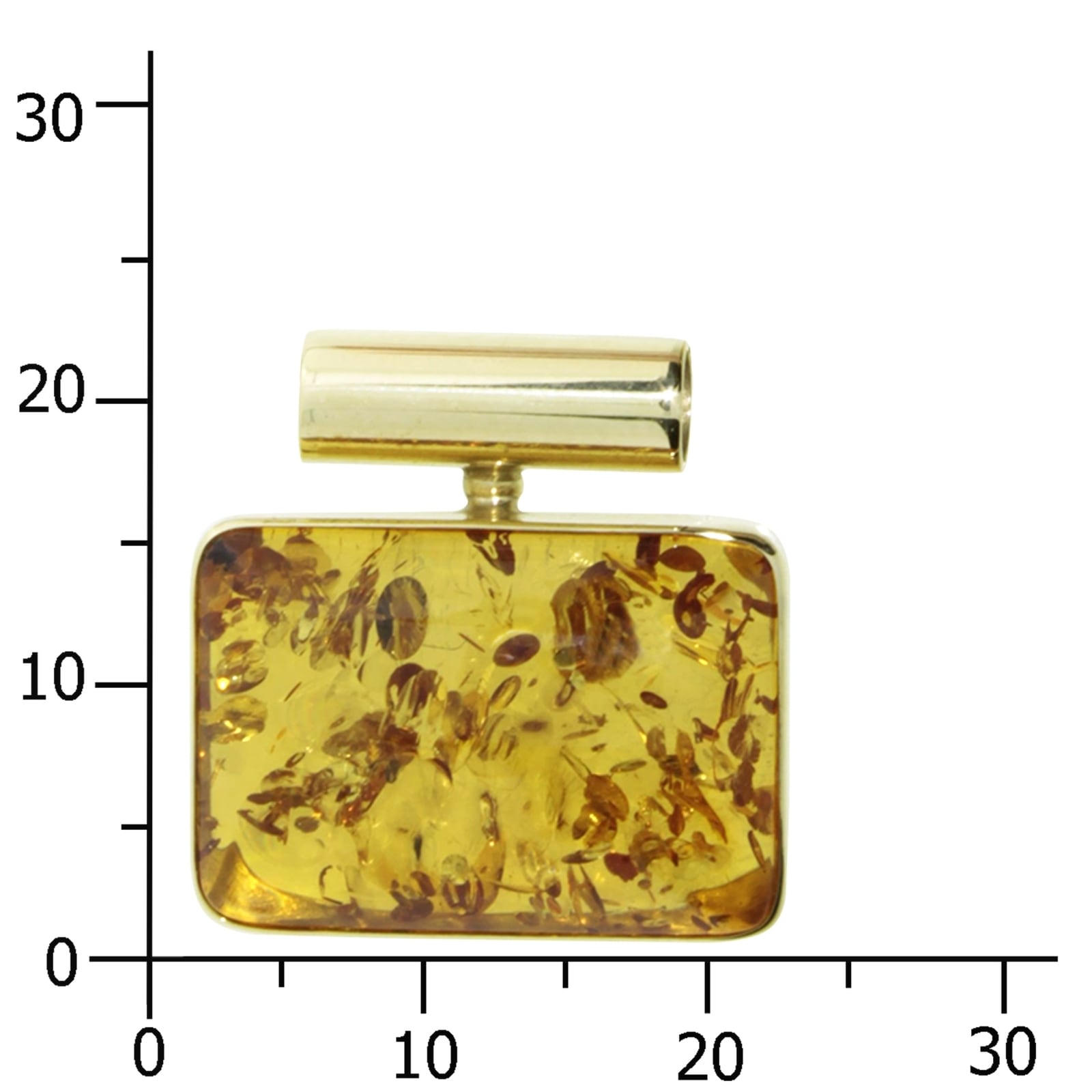 OSTSEE-SCHMUCK Kettenanhänger »Ostsee-Schmuck Anhänger Gleiter-Classic 21x14 mm« (1 Stk. tlg.)