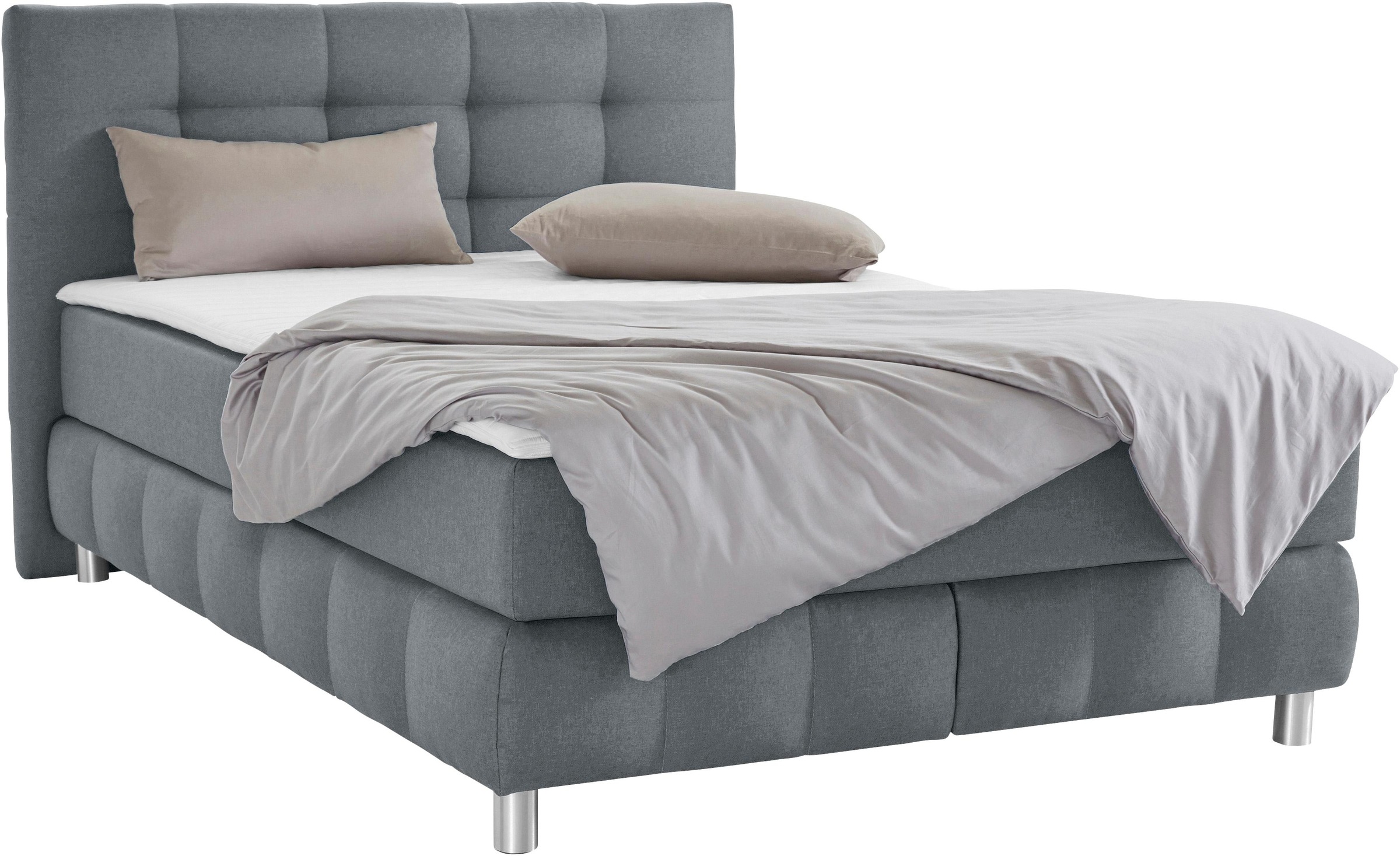andas Boxspringbett "Salo" incl. Topper, 6 Breiten, 2 Härtegrade, TFK auch günstig online kaufen