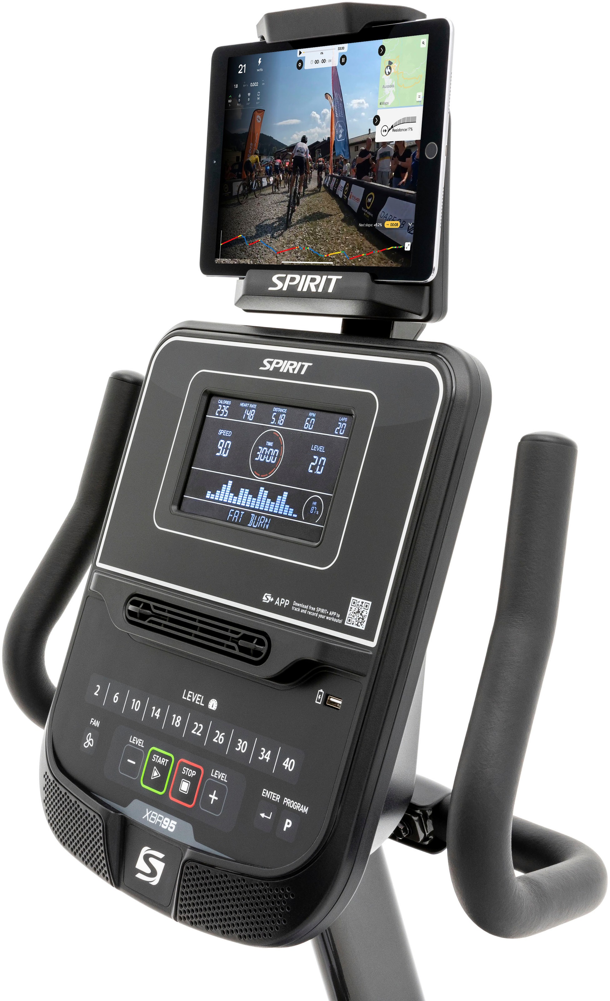 Spirit Fitness Heimtrainer »Spirit Fitness XBR55 Recumbent Bike«