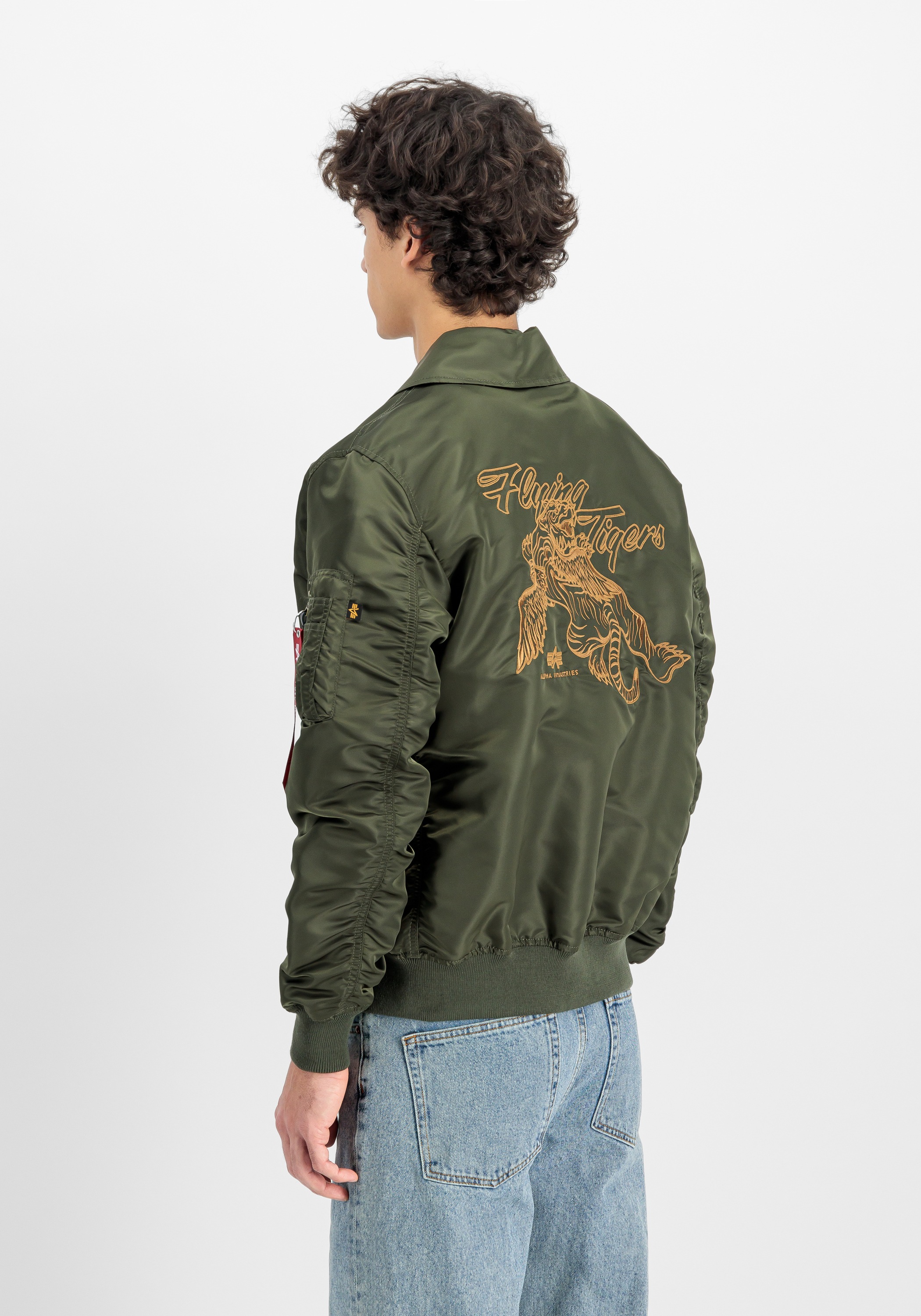 Alpha Industries Bomberjacke »Alpha Industries Men - Bomber Jackets Flying Tigers CWU«
