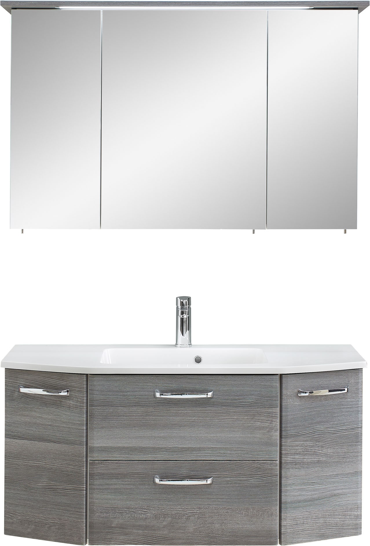 Saphir Badmöbel-Set »3-teilig, mit Spiegelschrank« Set, 3 Stk. tlg.