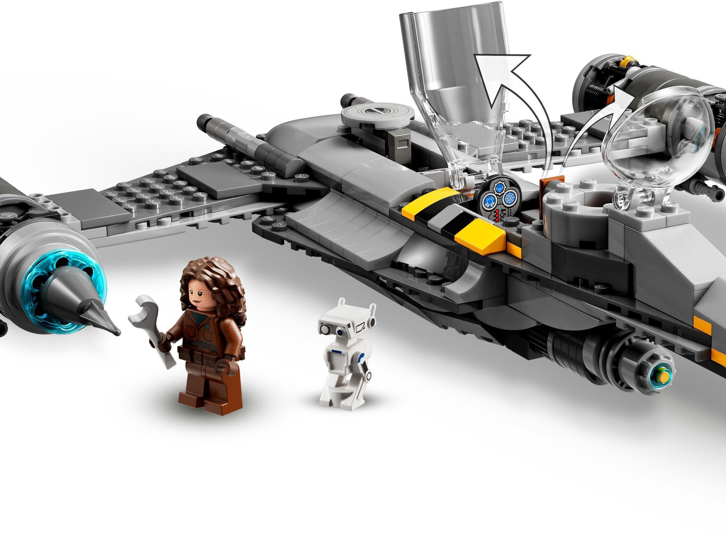 LEGO® Konstruktionsspielsteine »Der N-1 Starfighter des Mandalorianers (75325), LEGO® Star Wars™«, (412 St.)