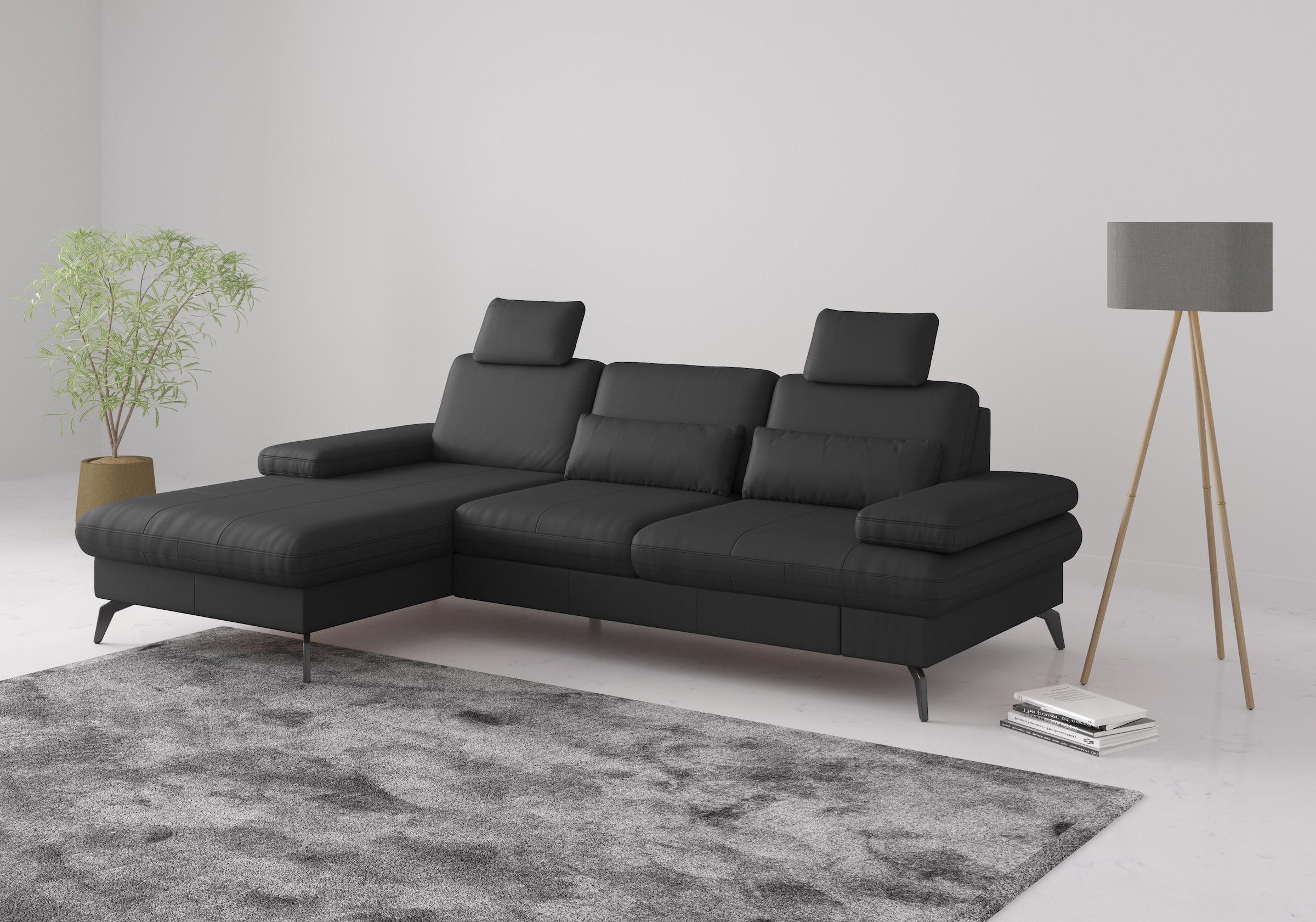 sit&more Ecksofa »Morris L-Form, inkl. Sitztiefenverstellung«, wahlweise mi günstig online kaufen