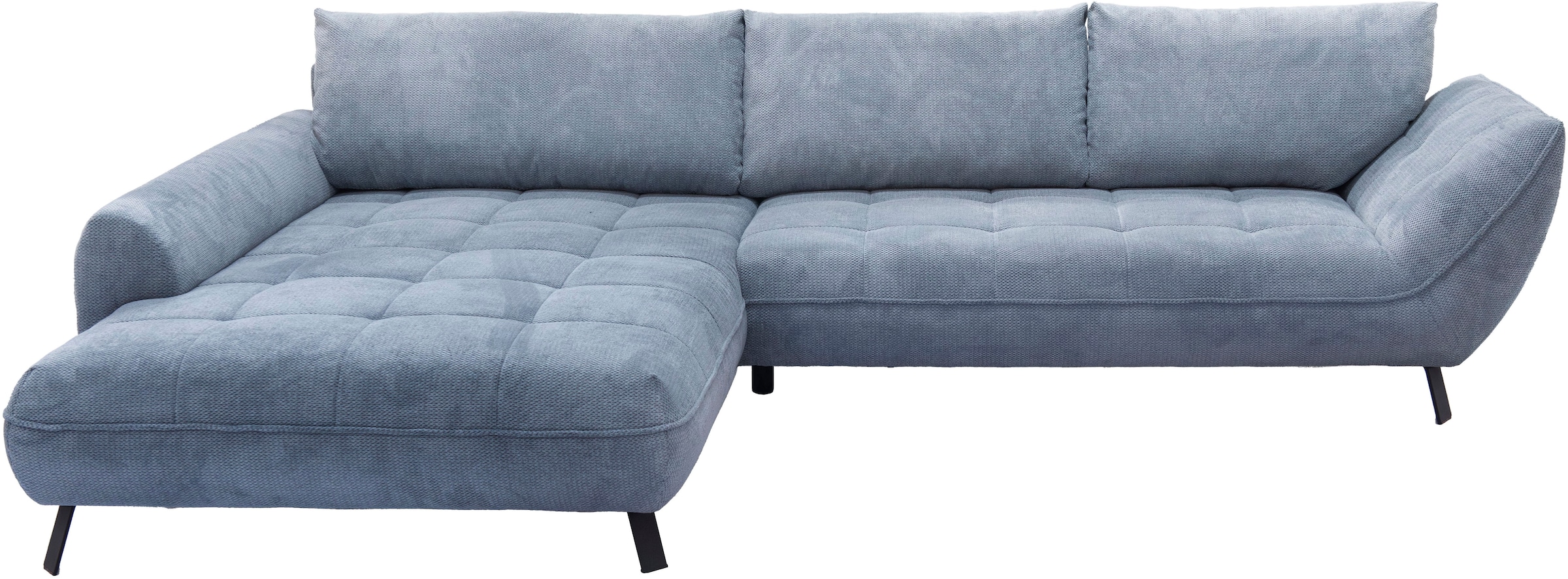 exxpo - sofa fashion Ecksofa »Biarritz modern und elegantes Mega Sofa mit tollem Sitzkomfort, L-Form« XXL– Longchair Ecke in hochwertiger Verarbeitung, Stellmaße 324x203 cm