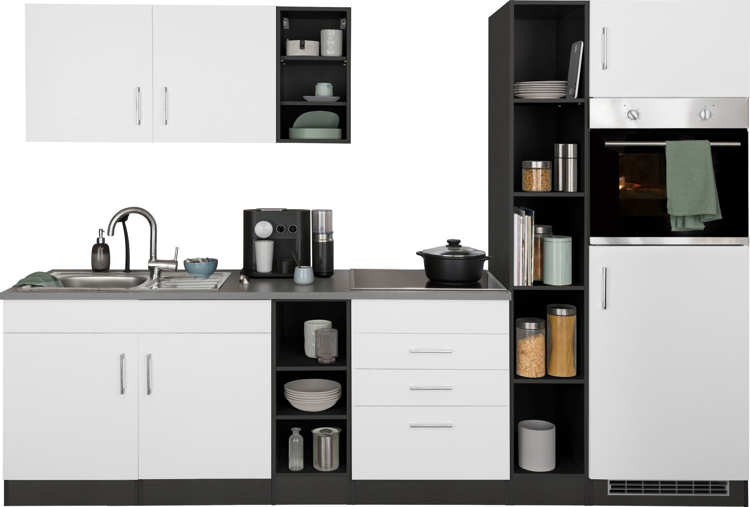 KOCHSTATION Küchenzeile »KS-Paris – Küchen mit einzigartigen Fotomotiven au günstig online kaufen