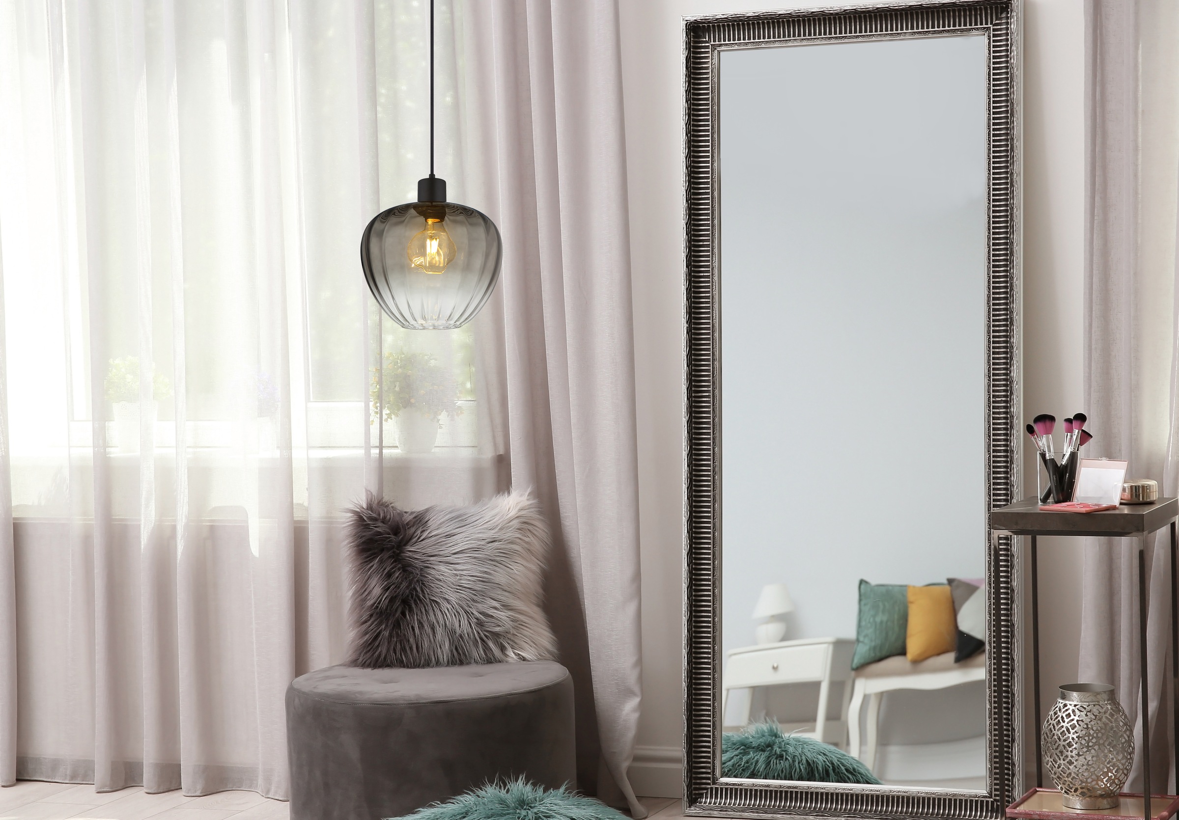 NOWA Pendelleuchte »TOY«, 1 flammig, Leuchtmittel E27 | ohne Leuchtmittel, Glas, Hängelampe, Wohnzimmer, Esstisch, Design