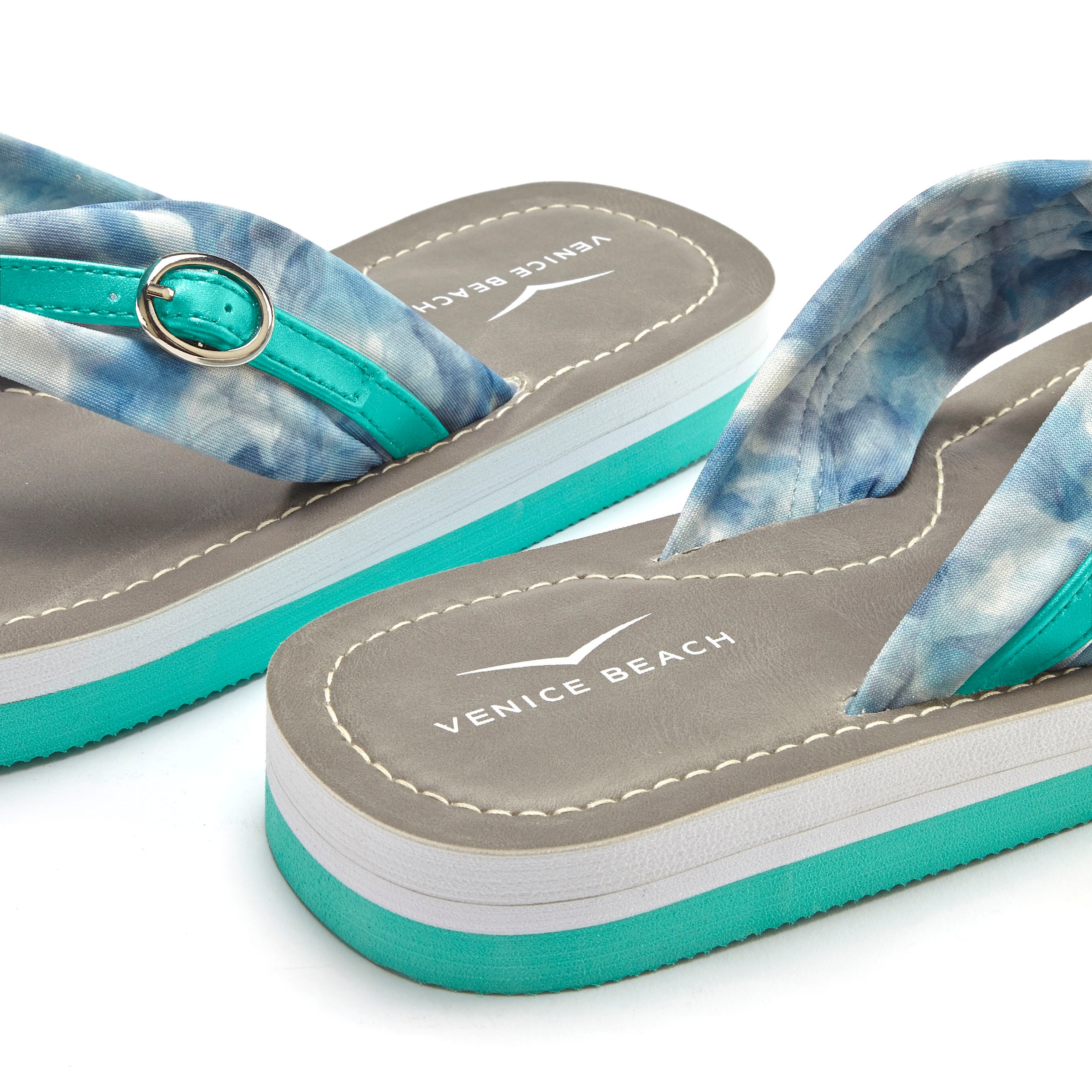 Venice Beach Badezehentrenner, Flip Flop mit modischem Print VEGAN