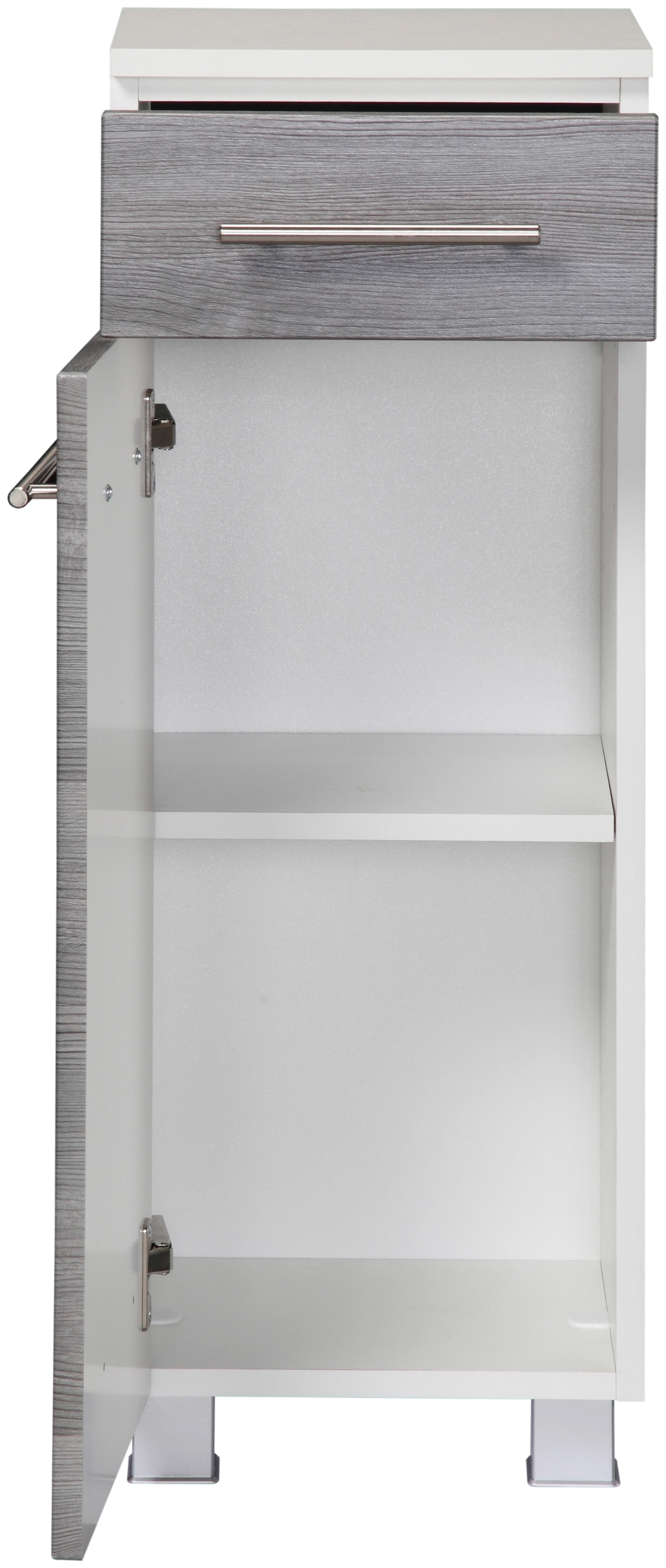 welltime Unterschrank »Trento, verschiedene Ausführungen und Farben« Badmöbel, Breite 30 cm, mit 1 Tür und 1 Schubkasten