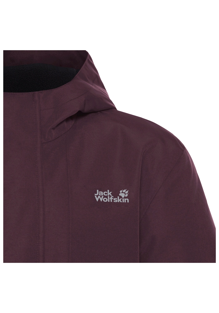 Jack Wolfskin Outdoorjacke »CANVEY JKT KIDS«, mit Kapuze