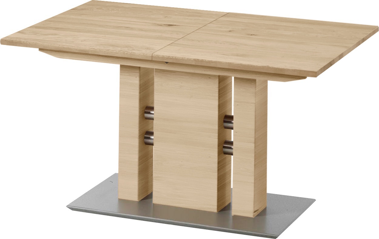 Hammel Furniture Esstisch Gestell cm, in by Furnier »Basic in Tischplatte Raten Hammel Sami«, 180(280)x100 Massivholz auf und kaufen
