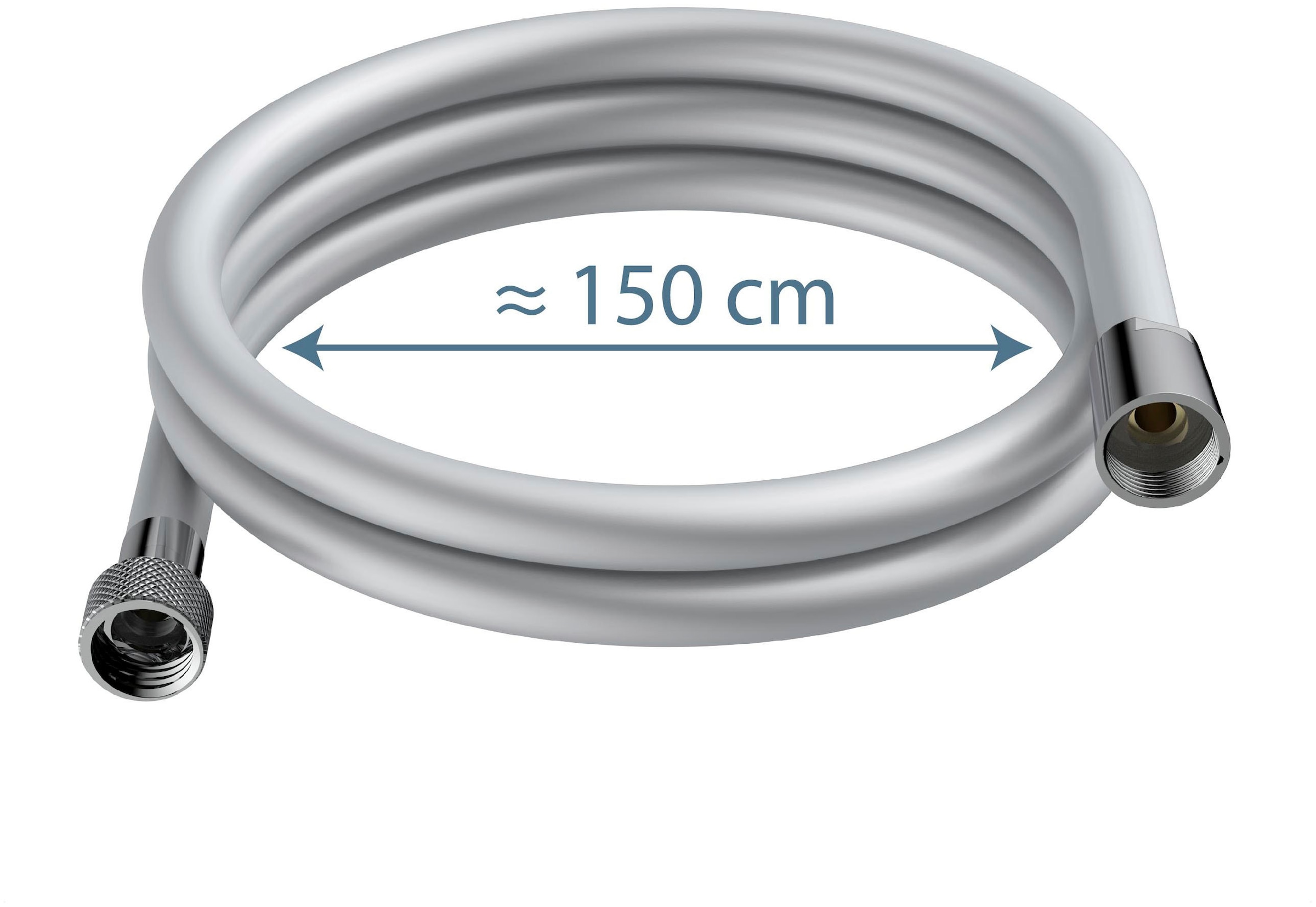 Schütte Brauseschlauch, 150 cm, inkl. Wasserspardichtung - bis 50% Wasserersparnis