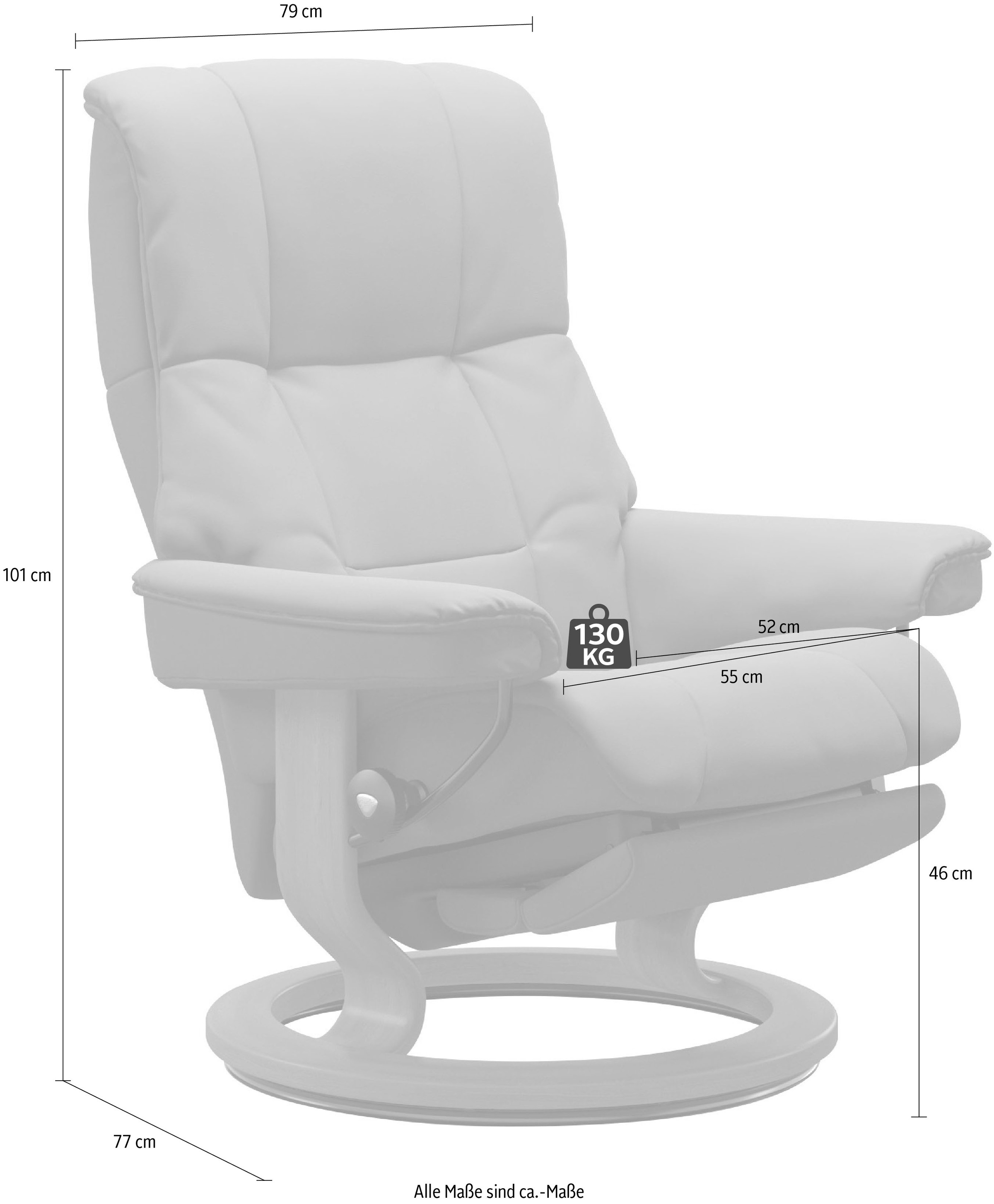 Stressless® Relaxsessel »Mayfair«, elektrisch verstellbar, optional 2-motorisch, Größe M & L