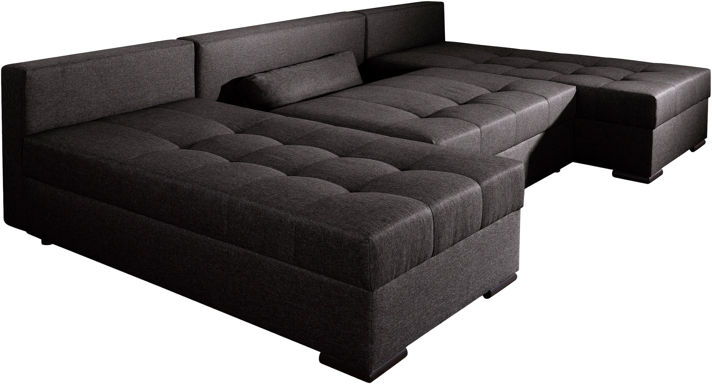 COLLECTION AB Wohnlandschaft »Josy U-Form, B: 269 cm« Bettfunktion & Bettkasten, Federkern