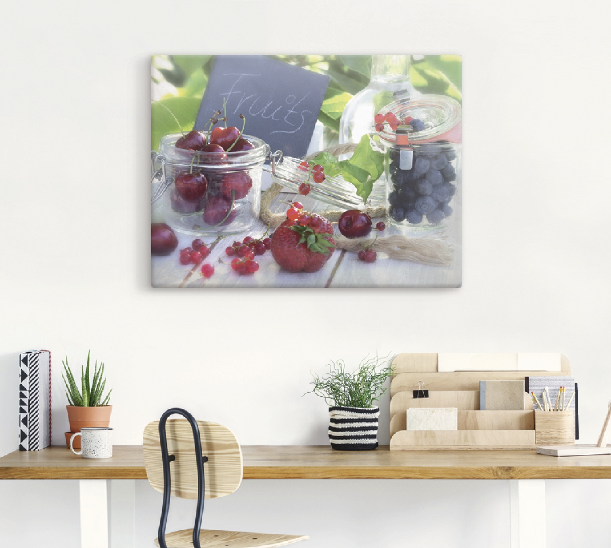 Artland Wandbild »Frischer Früchte Sommer« Lebensmittel 1 Stk. tlg. als Lei günstig online kaufen