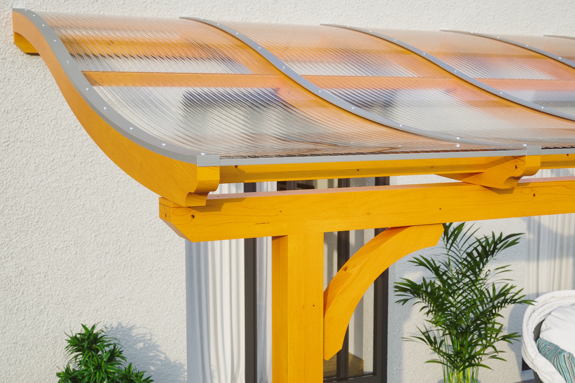 Skanholz Terrassendach »Venezia« Leimholz