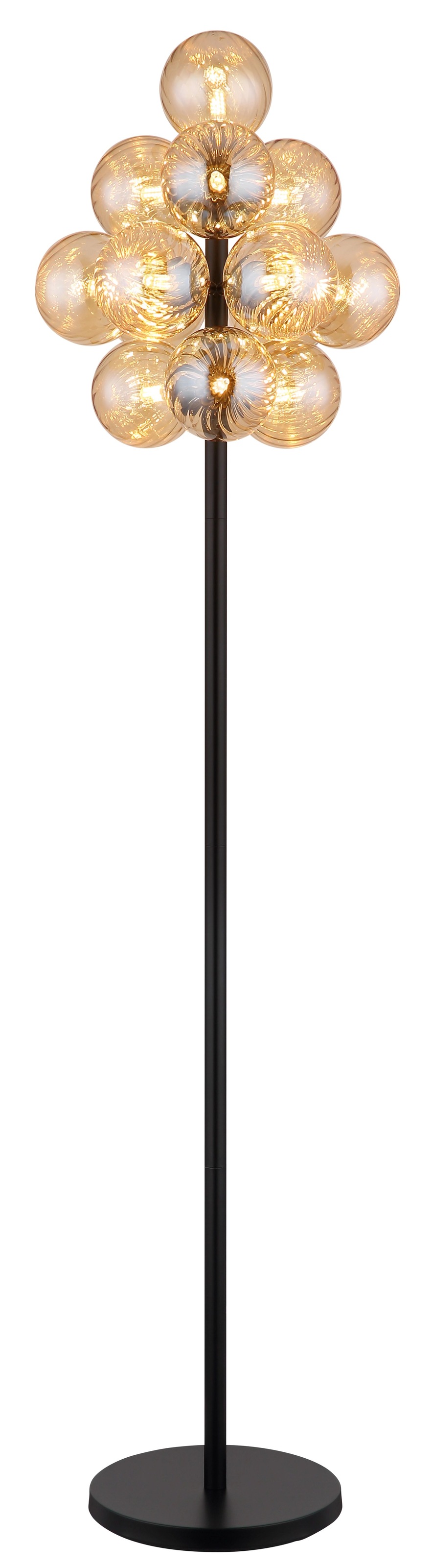 GLOBO LIGHTING LED Stehlampe »CONOR«, 13 flammig, Leuchtmittel G9 | ohne Leuchtmittel, Glaskugeln