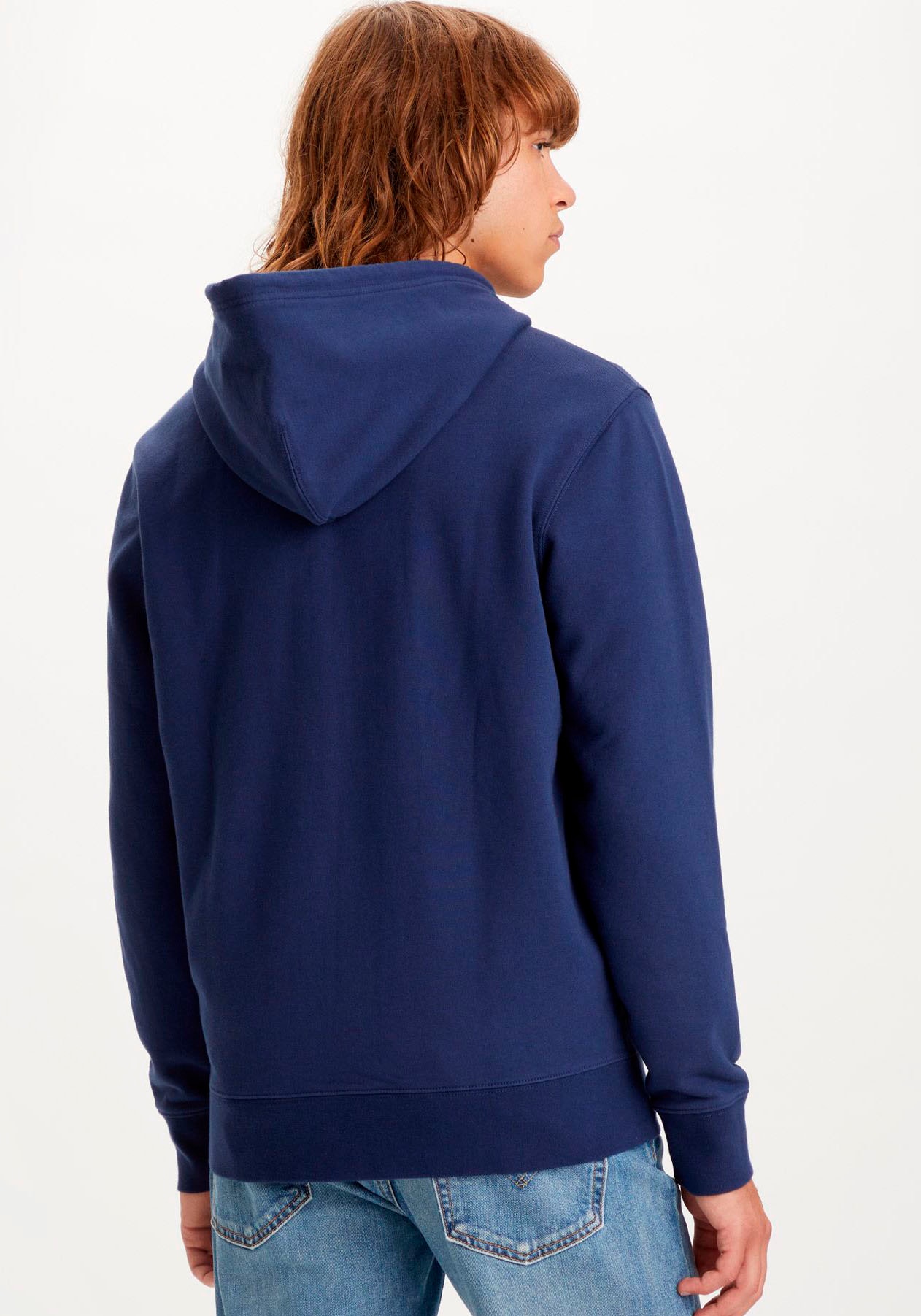 Levi's® Kapuzensweatjacke »NEW ORIGINAL ZIP UP« mit Logo-Stickerei und Kängurutasche
