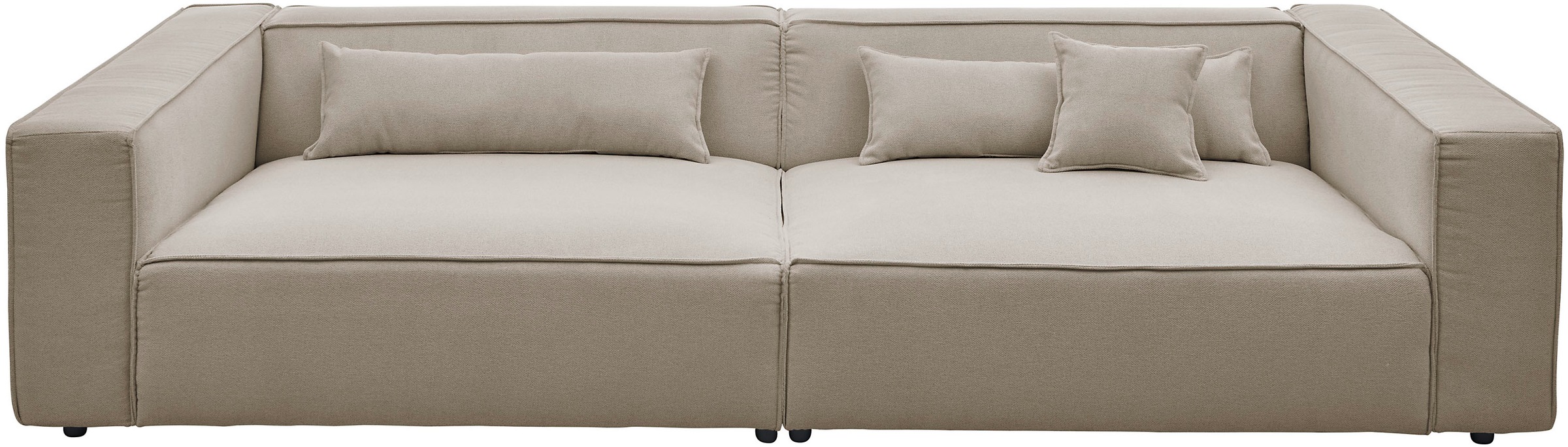 LeGer Home by Lena Gercke 3-Sitzer »PIARA XXL, Sofa mit Kedernaht in Cord, günstig online kaufen
