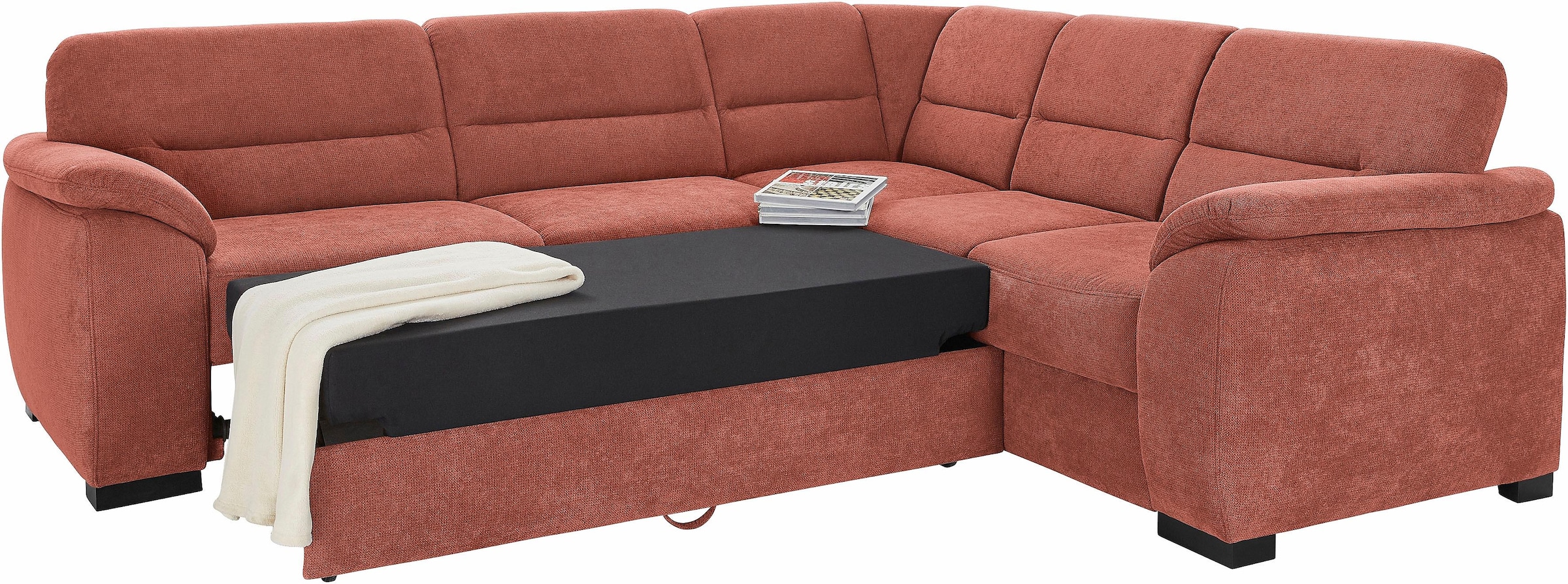 sit&more Ecksofa "Montego L-Form", wahlweise mit Bettfunktion und Schubkast günstig online kaufen