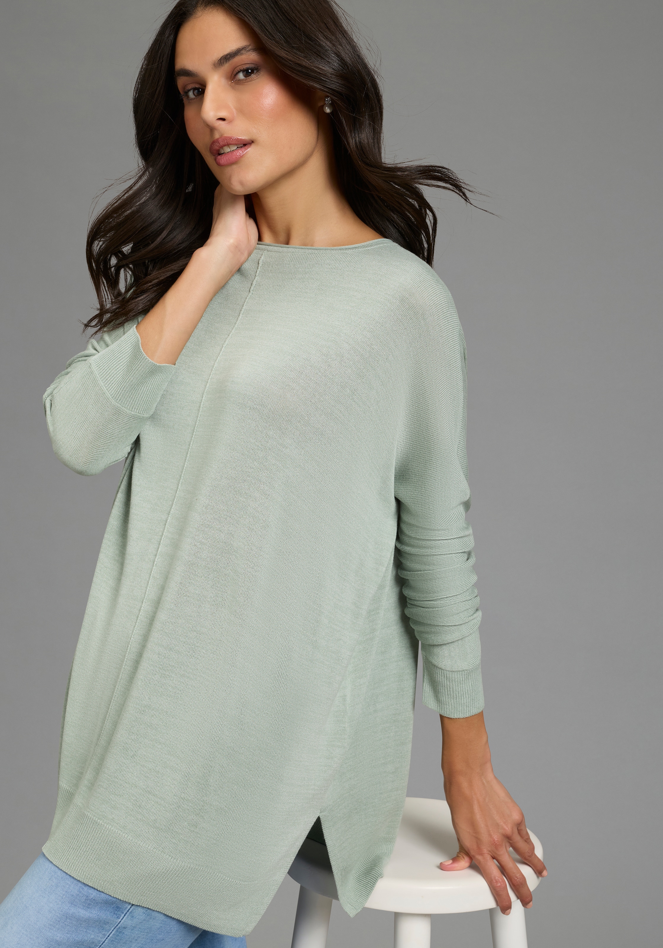 Flashlights Strickpullover mit lockerem, modernem Schnitt