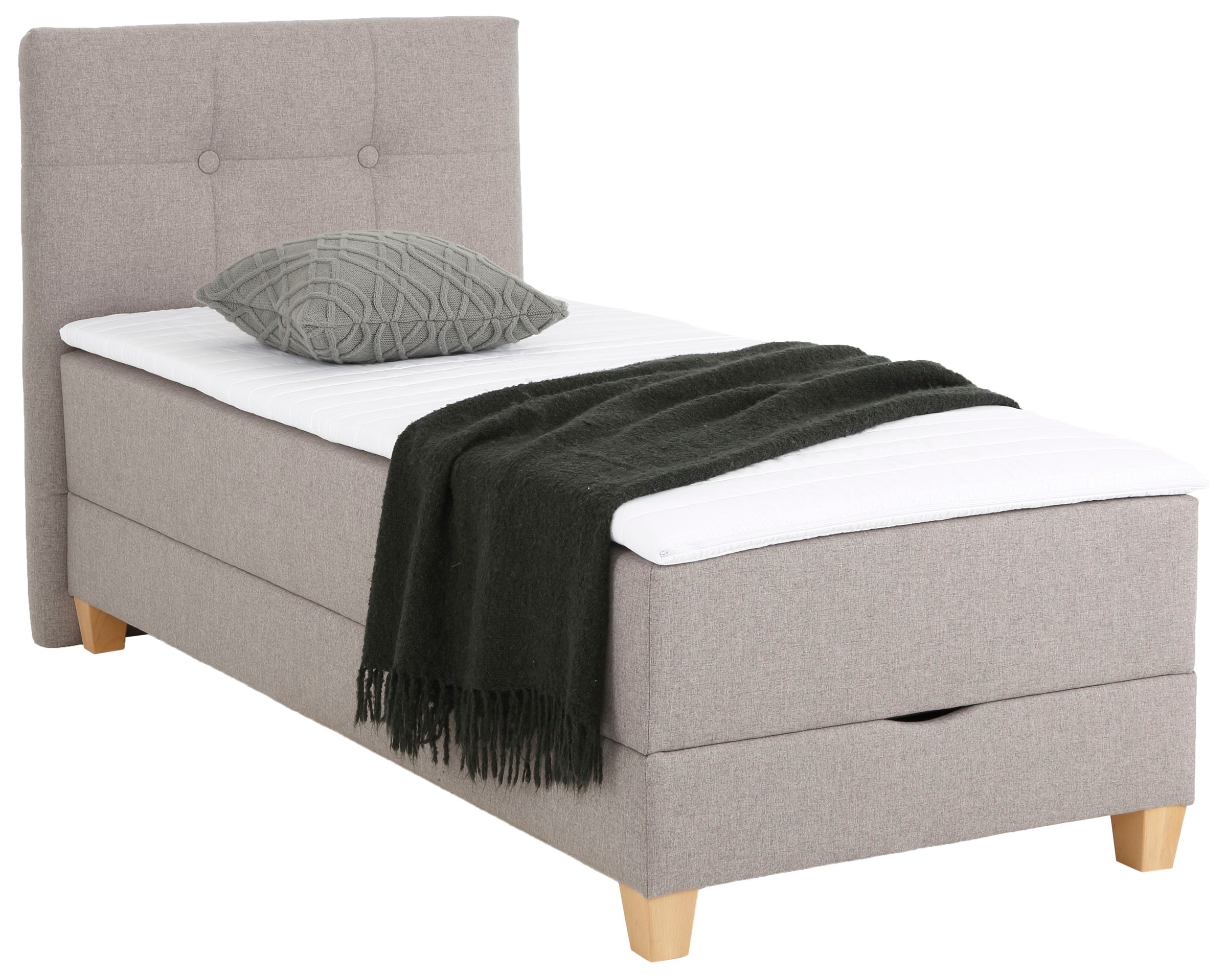 Home affaire Boxbett »Lonrai« in H2,H3 & H4 und XXL - Überlänge 220cm wählbar, inkl. Topper