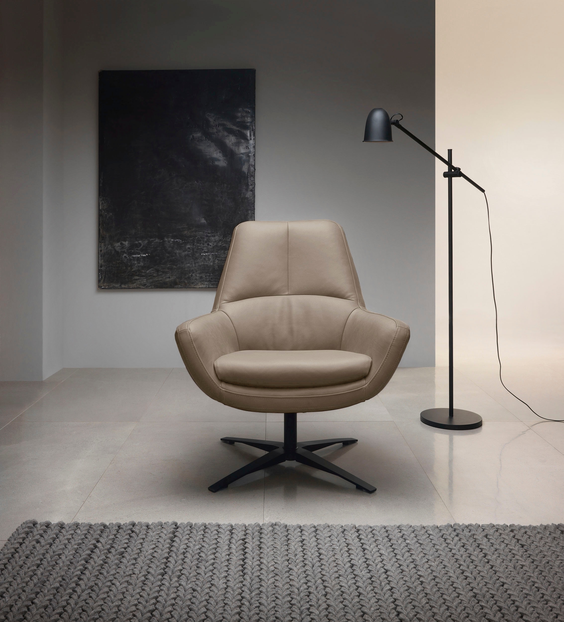 BETYPE Drehsessel »Be Organic Standard Back, Loungesessel«, in elegantem De günstig online kaufen