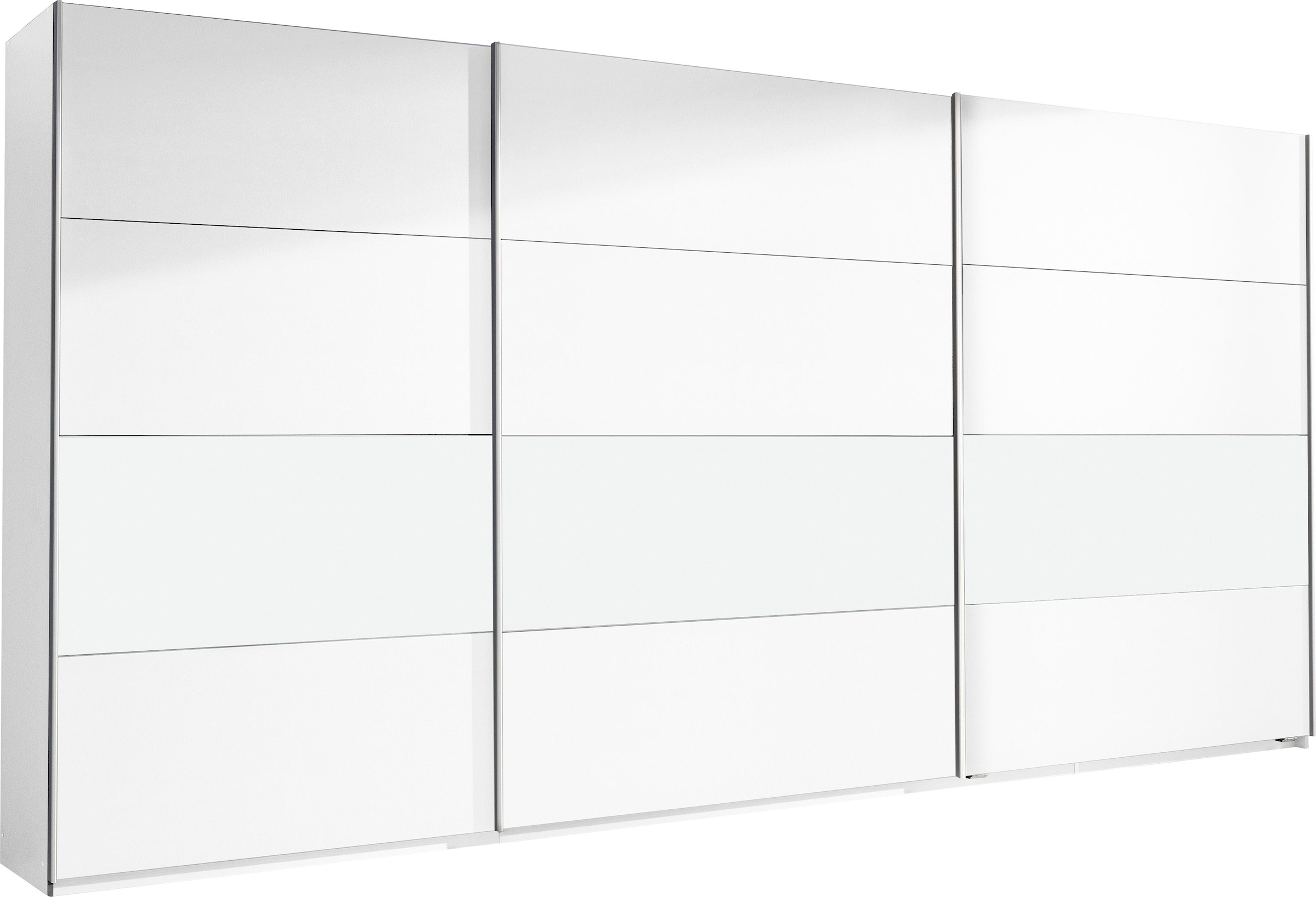 rauch Schwebetürenschrank »Quadra BESTSELLER Schrank Schlafzimmerschrank in vielen Breiten«, Kleiderschrank Garderobenschrank mit Glaselementen