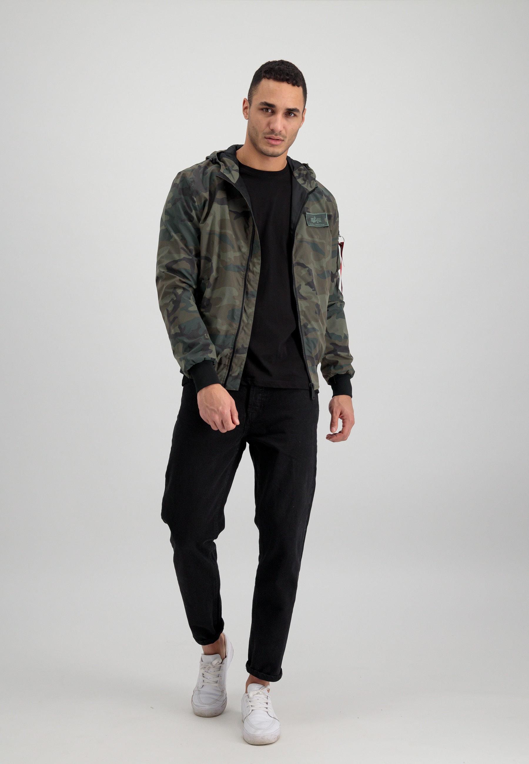 Alpha Industries Bomberjacke »Alpha Industries Men - Bomber Jackets MA-1 LW Hooded Refl. Camo«