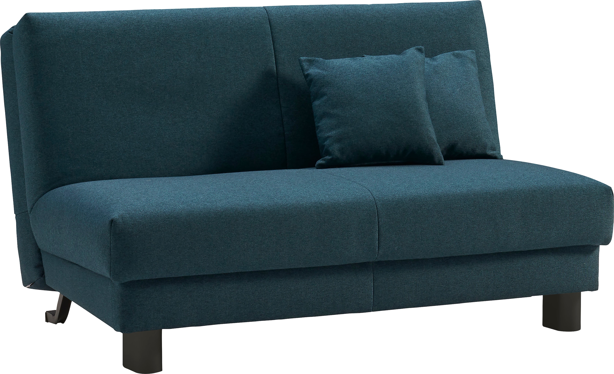 ell + ell Schlafsofa »Enny«, Liegefläche Breite 120 oder 140 cm, Liegehöhe 40 cm, Füße schwarz
