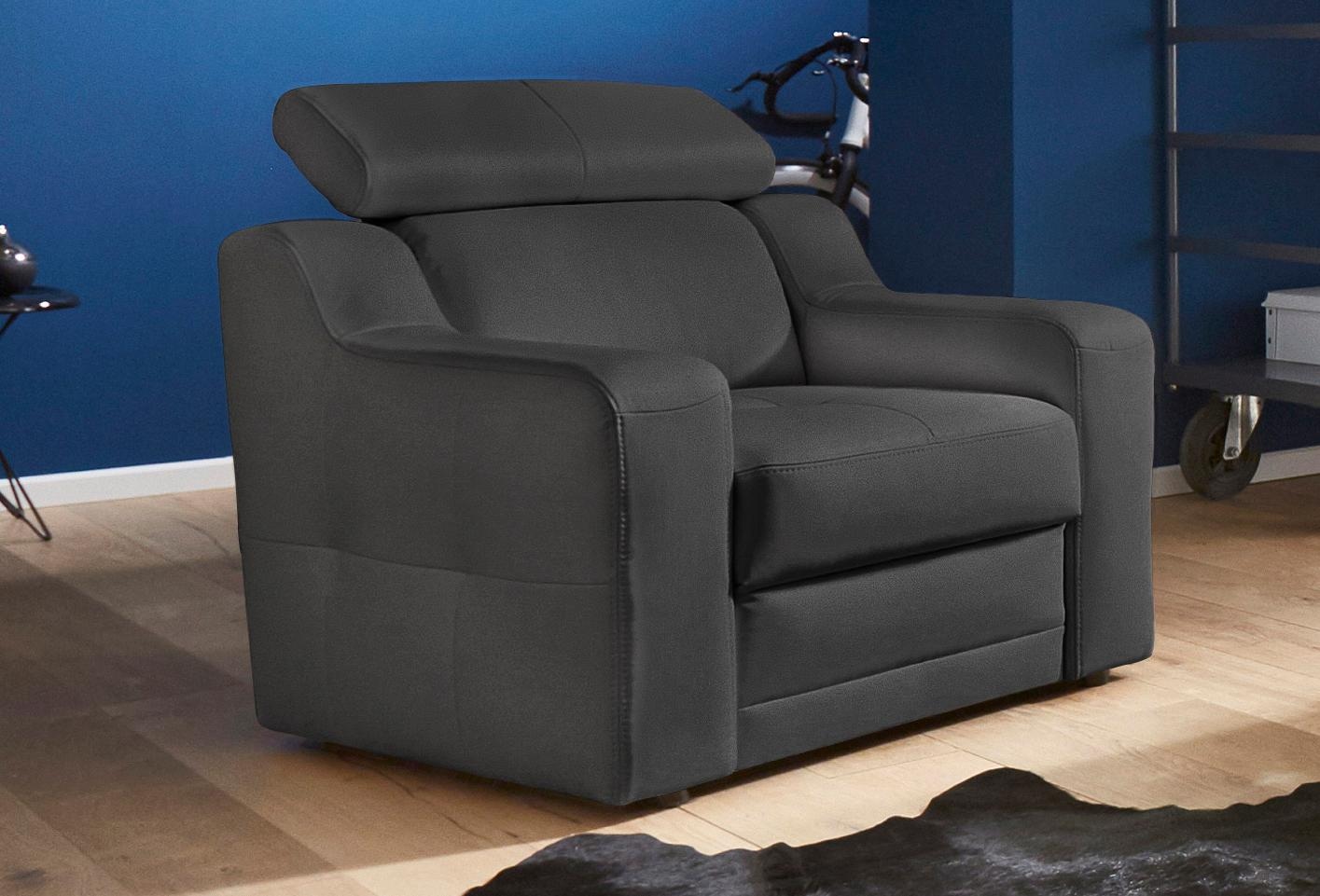 exxpo - sofa fashion Sessel »Lotos, Loungesessel«, mit Kopf- bzw. Rückentei günstig online kaufen