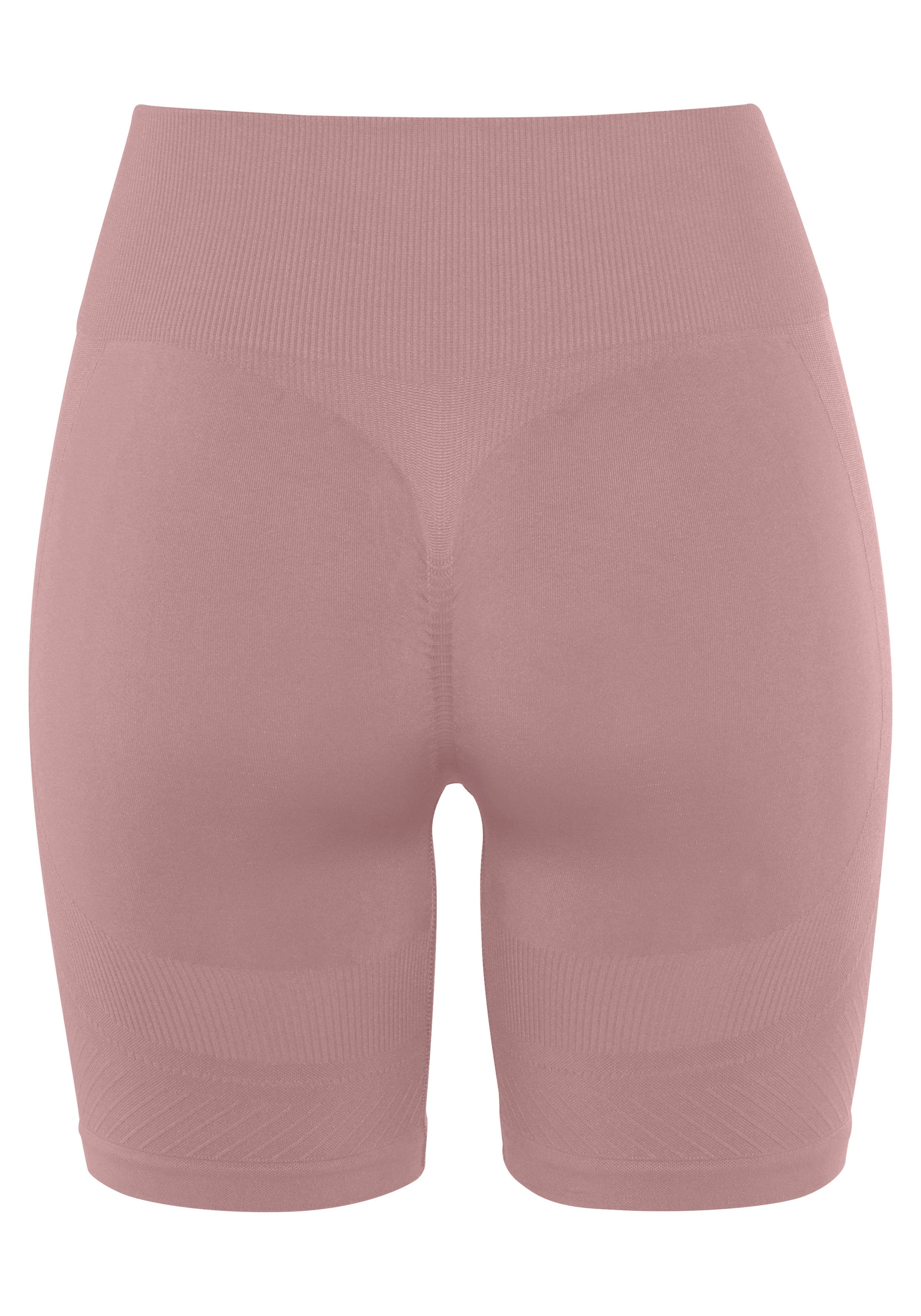 LASCANA Funktionsshorts »-Seamless Po Push Up Shorts«, mit Rippstruktur und Shapingeffekt, Sportshorts