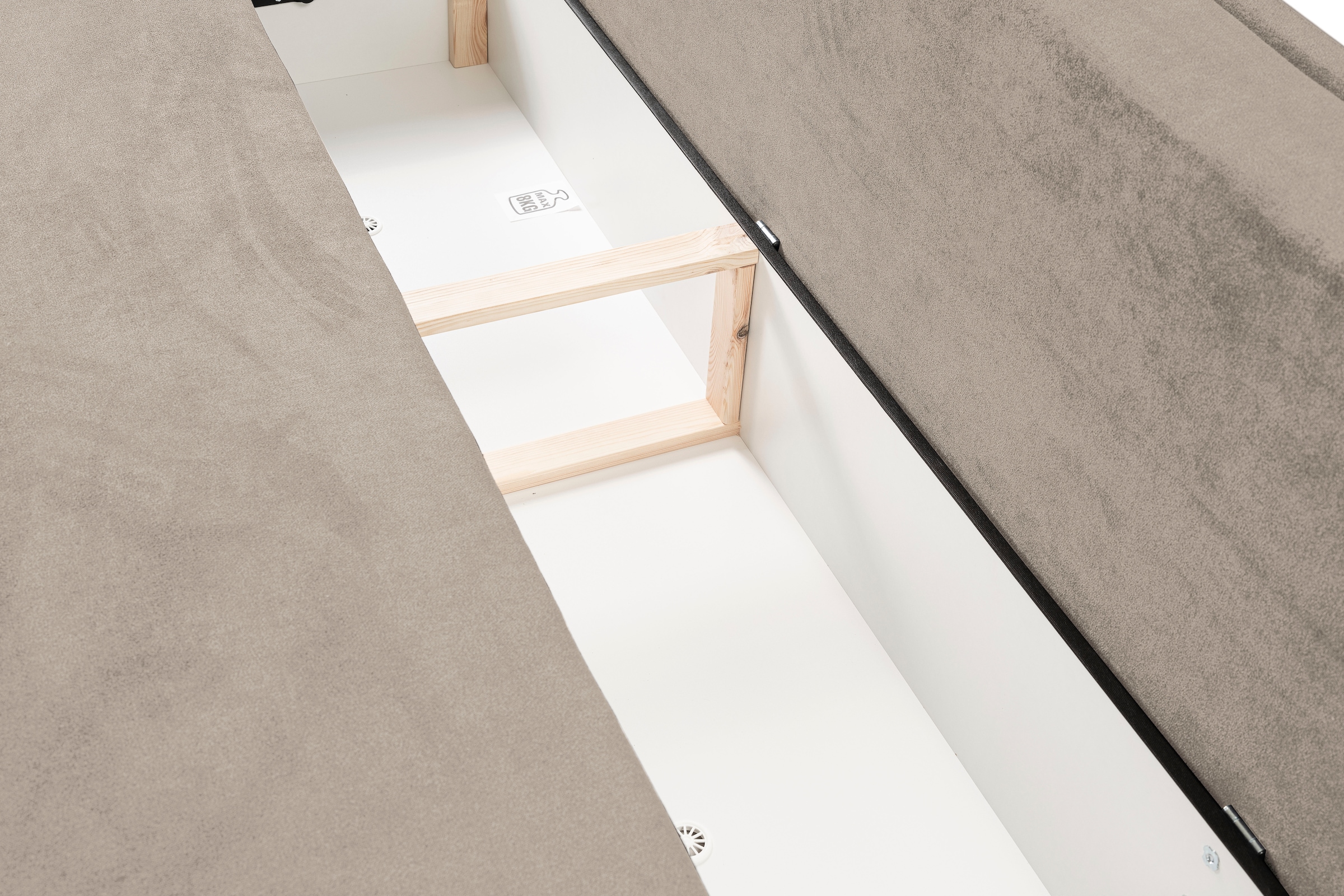 WERK2 Schlafsofa »Biggi«, 2-Sitzer Schlafcouch mit Bettkasten