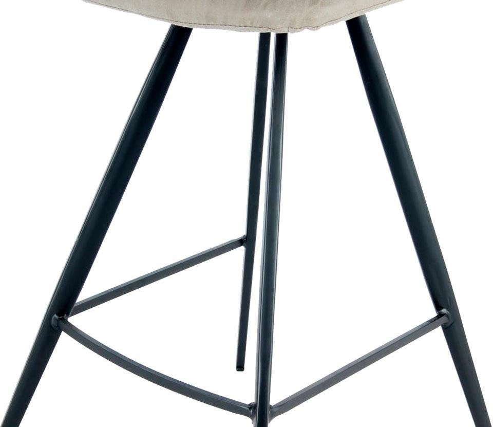 Kayoom Hochstuhl »Barstuhl Samantha 325 2er-Set, 2er-Set Barhocker«, (Set), 2 St., schlicht, bequem, niedrige Rückenlehne, zeitloses Design