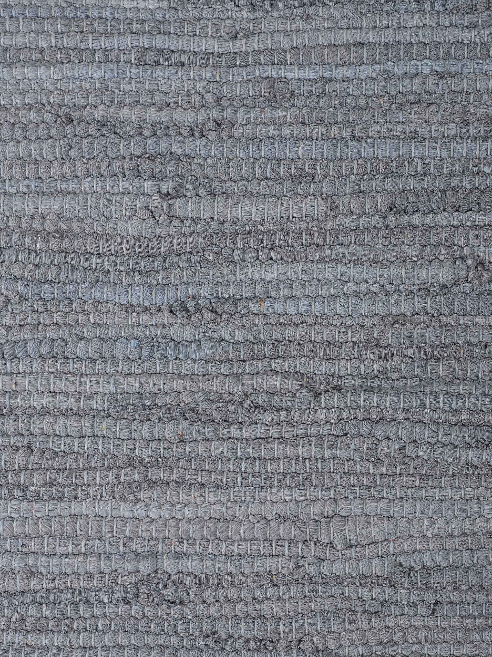 carpetfine Teppich »Kelim Chindi uni«, rechteckig, 5 mm Höhe, Wendeteppich, reine Baumwolle, handgewebt, Uni-Farben, mit Fransen