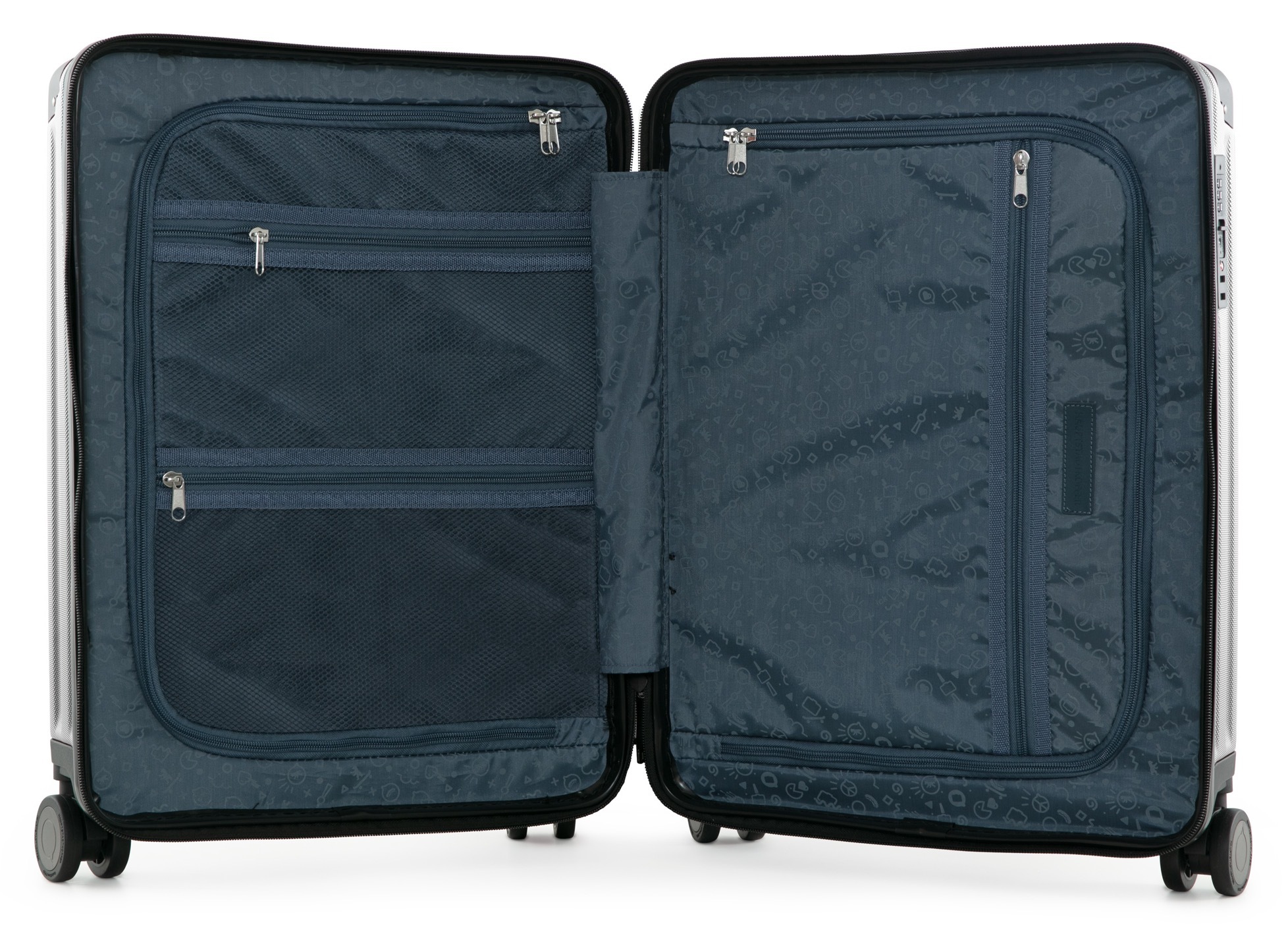 Hauptstadtkoffer Hartschalen-Trolley »Q-Damm, verschiedene Farben und Größen«, 4 Rollen, Hartschalenkoffer Reisekoffer Trolley mit TSA-Schloss