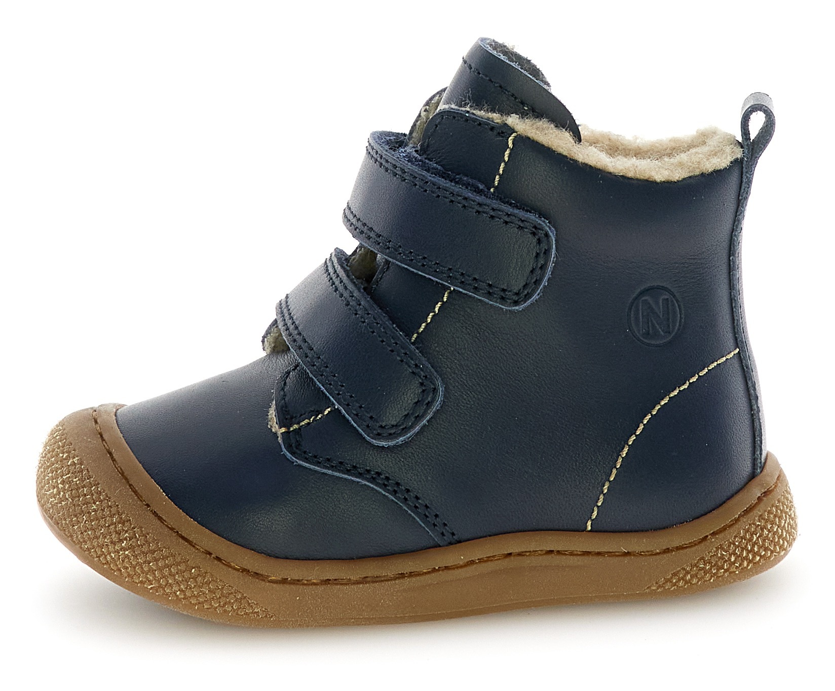 Naturino Lauflernschuh »Bubble Wide«, Klettstiefel mit Wollfutter, Größenschablone zum Download