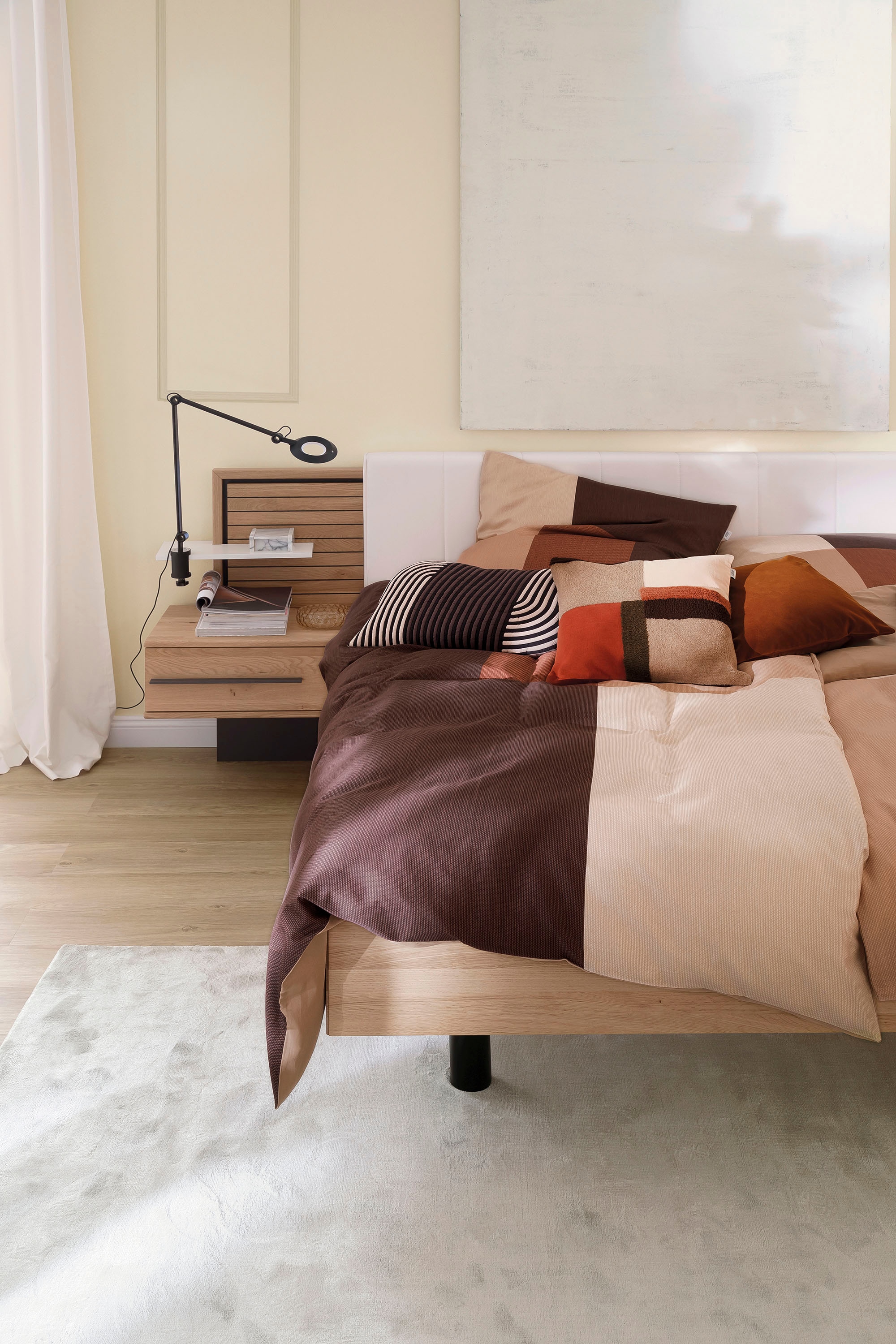 SCHÖNER WOHNEN-Kollektion Bettwäsche »Art« 2 Stk. tlg. aus beständigerer Ba günstig online kaufen