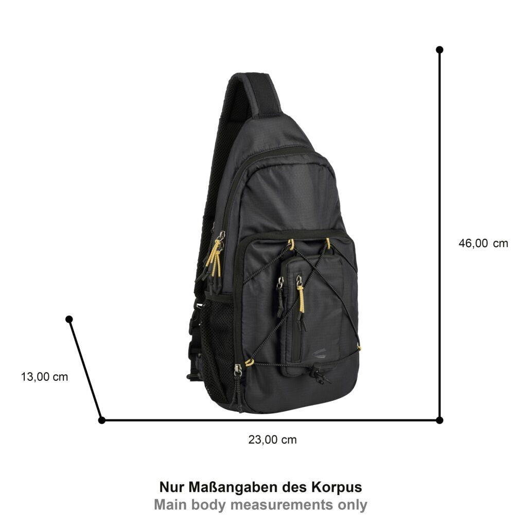 camel active Cityrucksack »Shores« Unisex Freizeitrucksack, abnehmbare Pouch & Reflektdetails