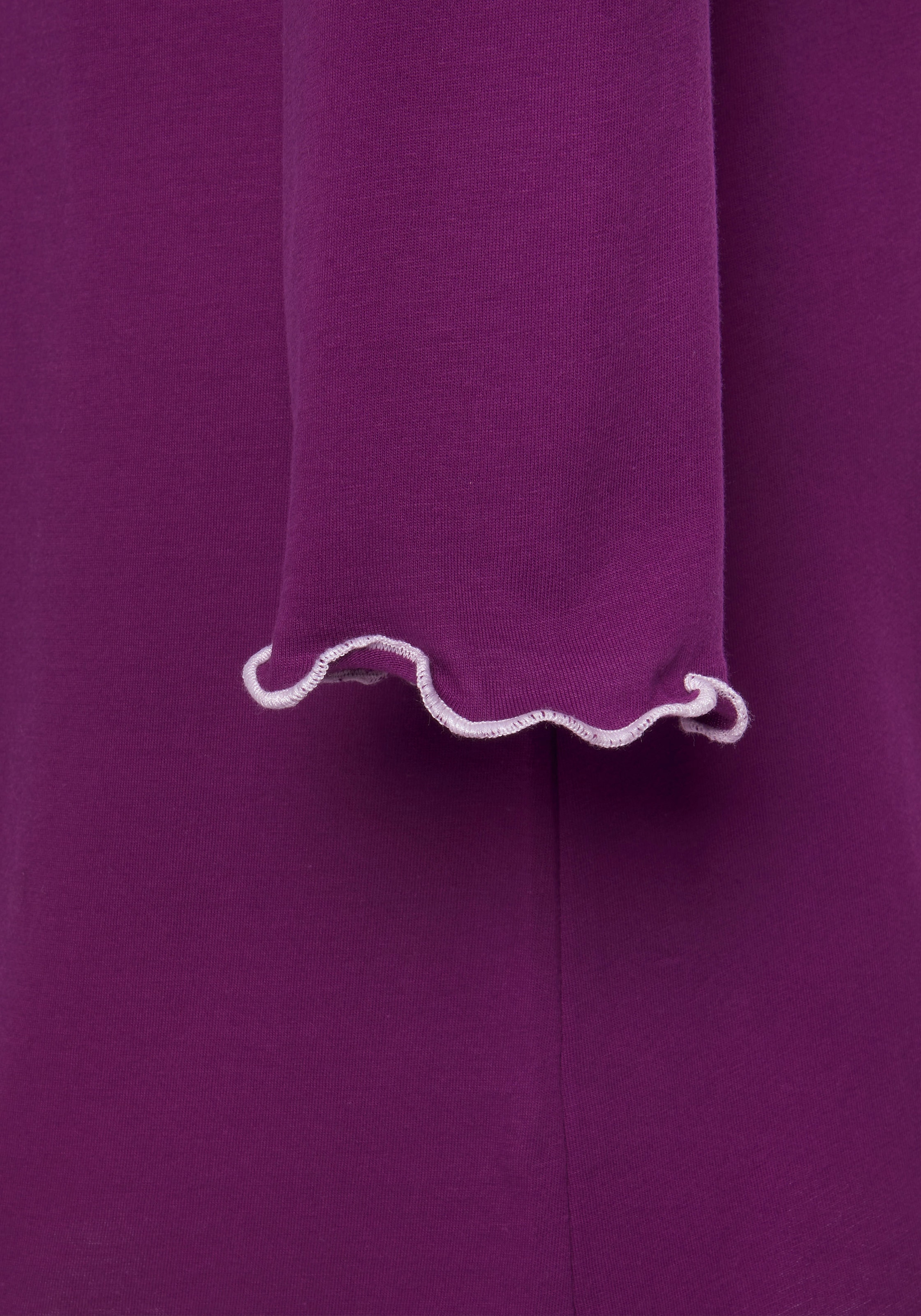 LASCANA Sleepshirt, mit Wellensaum