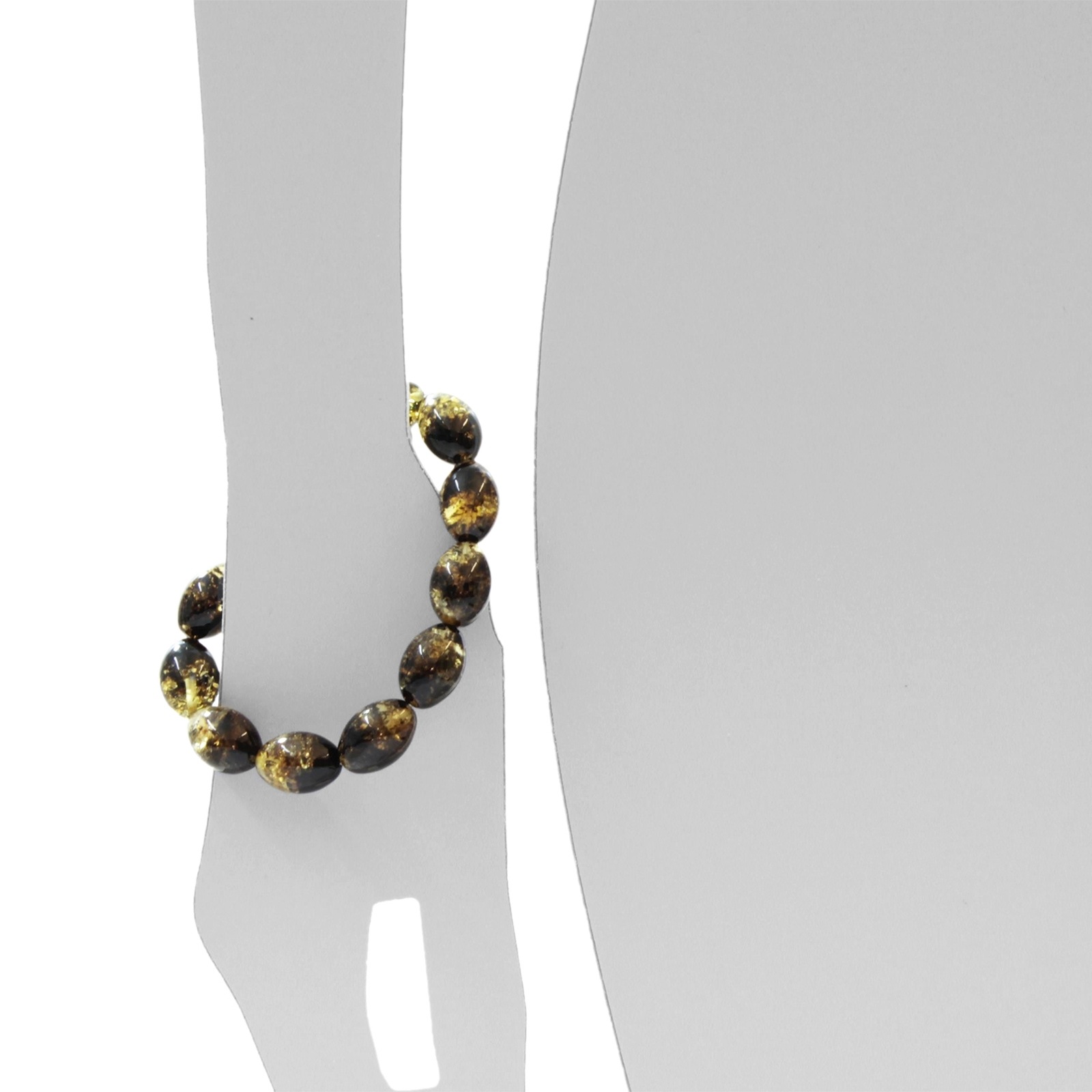 OSTSEE-SCHMUCK Armband »Ostsee-Schmuck Armband Olive 17x12 mm Armband Olive 17x12 mm«