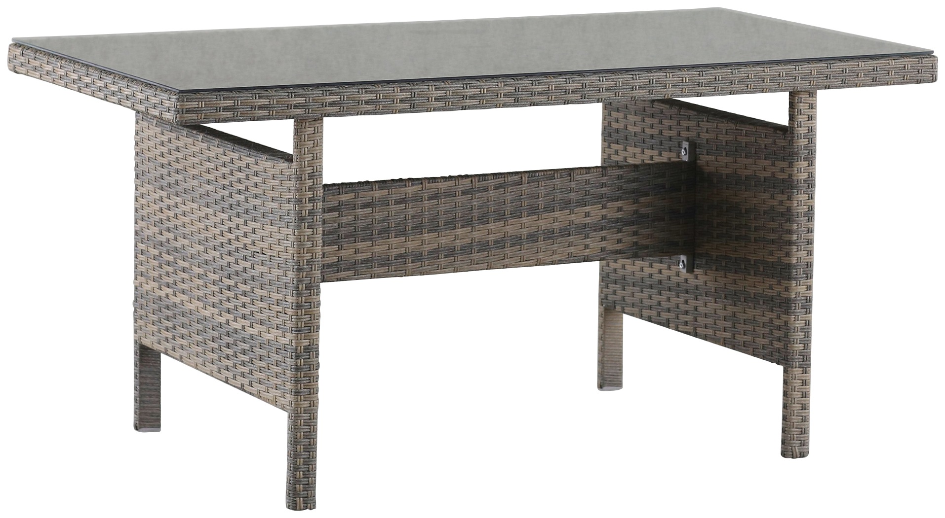 KONIFERA Gartenlounge-Set »Portland«, (Set, 18 tlg.), 3 Sofas, 2 Hocker, 1 Tisch